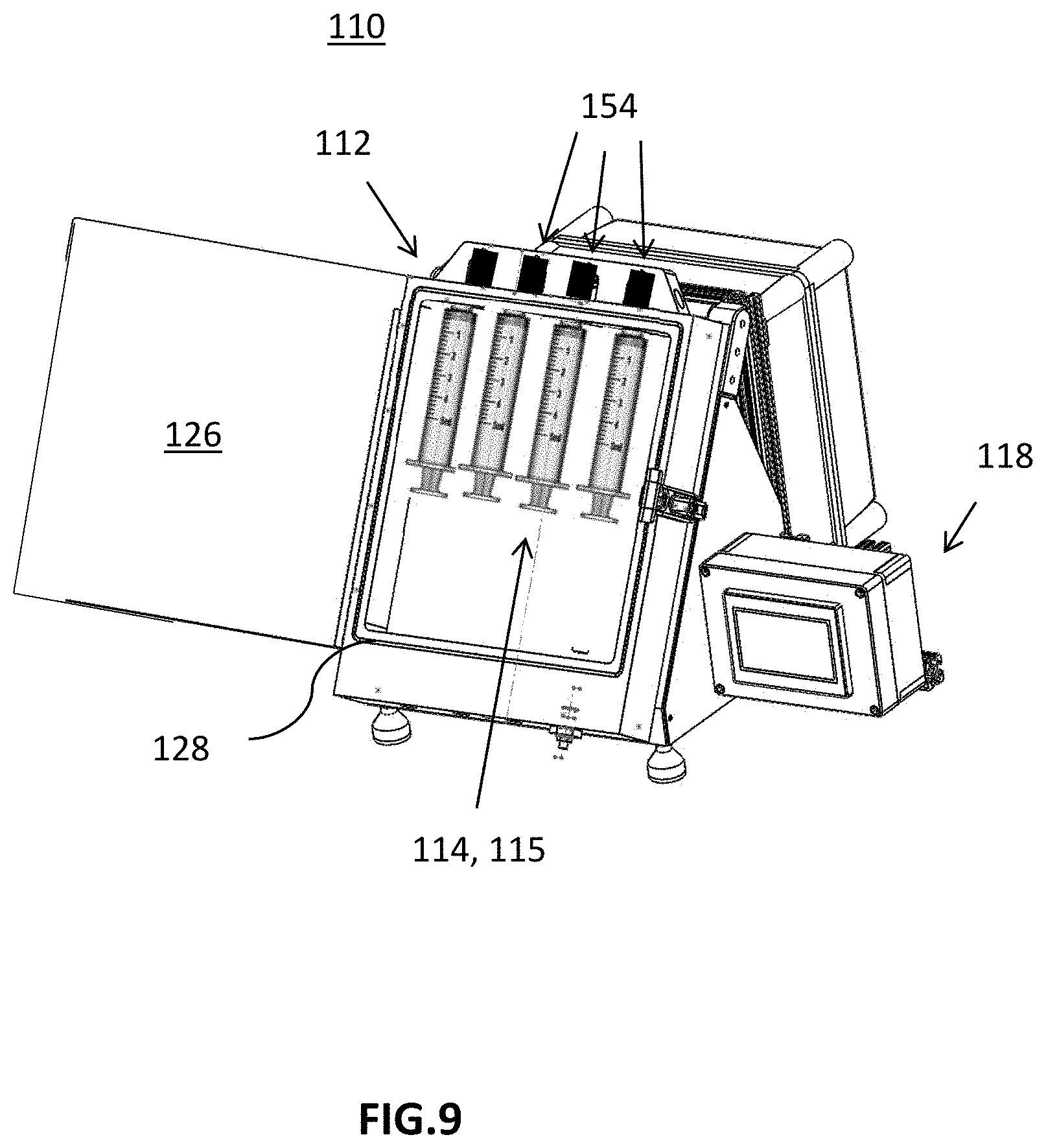 Patent US11772831 Figure 9 – Vacuum-controlled liquid delivery systems and methods for drawing liquid into containers