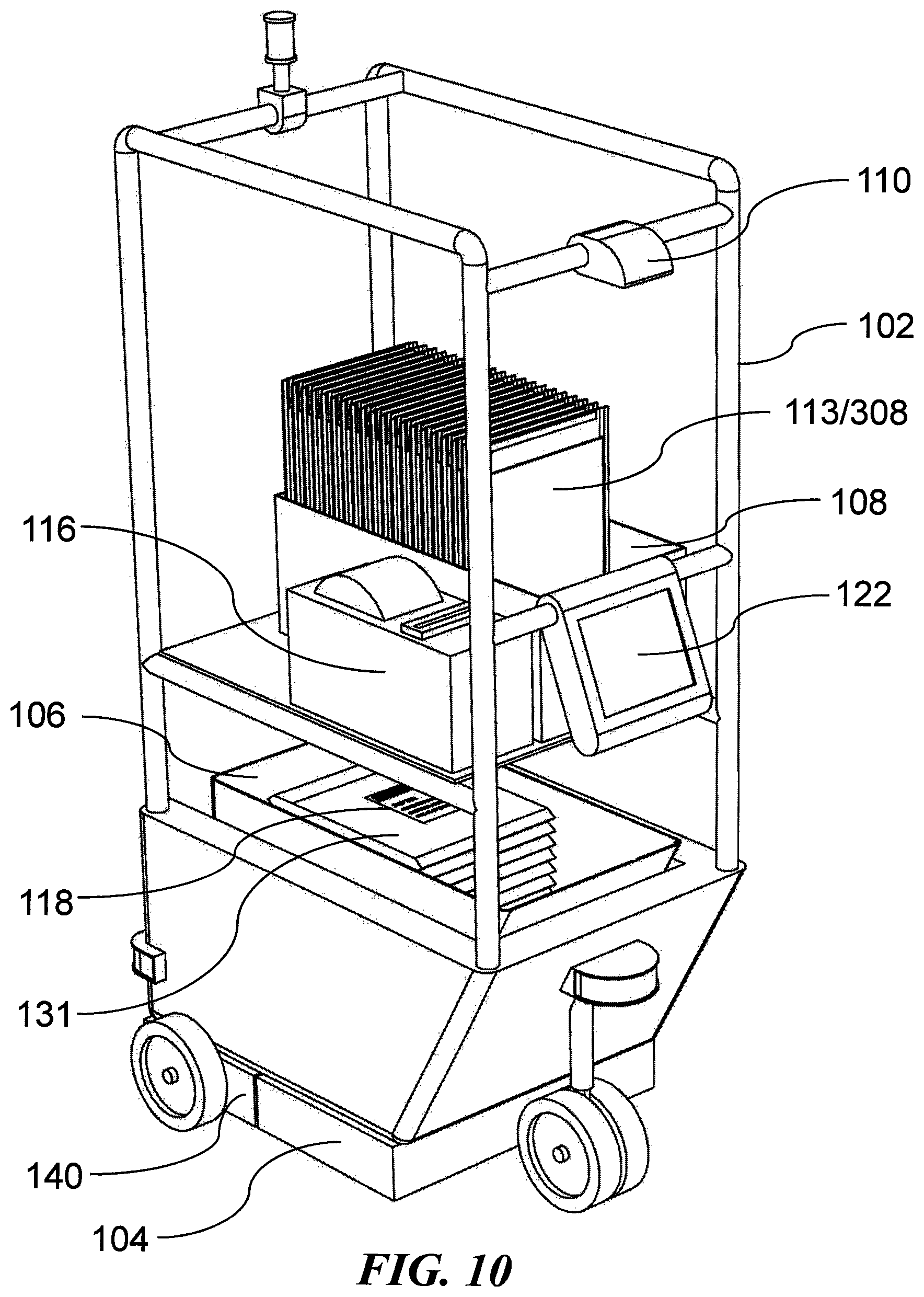 Patent US11772832 Figure 10 – Mobile packaging system and method