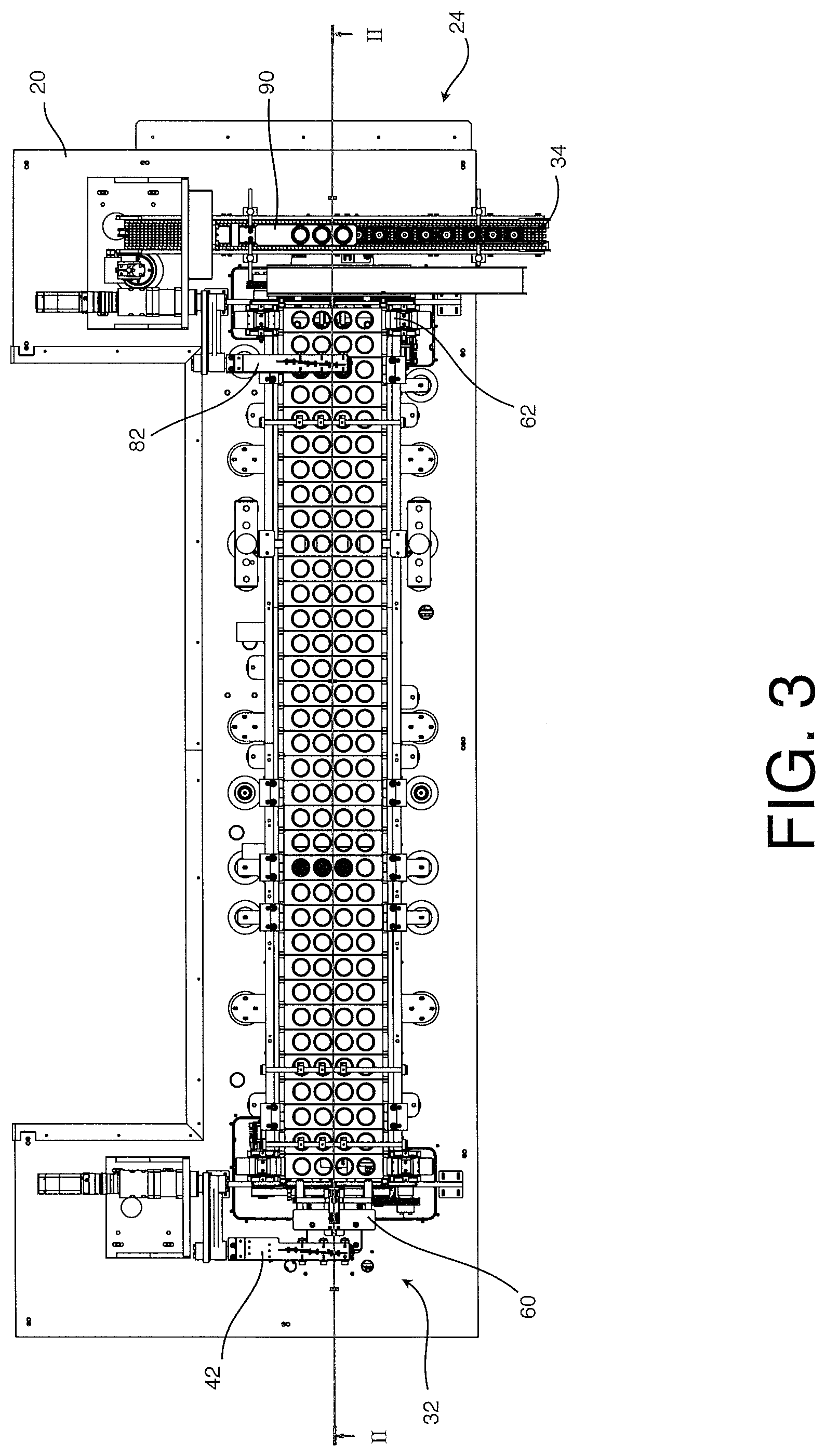Patent US11772835 Figure 3 – Plant for packaging capsules