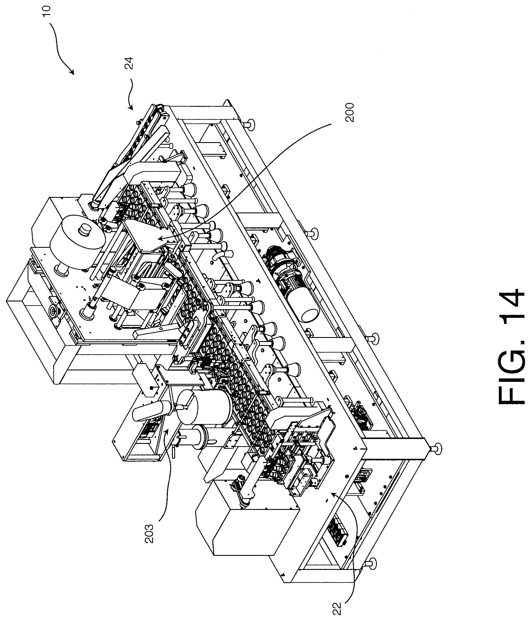 Patent US11772835 Figure 12 – Plant for packaging capsules