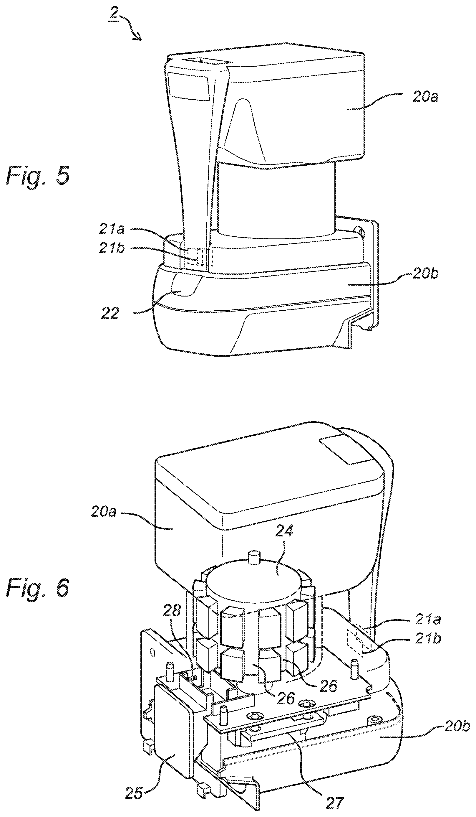 Patent US11772837 Figure 5 – Storage and dosing station for storage and dispensing dosed quantities of solid drug portions