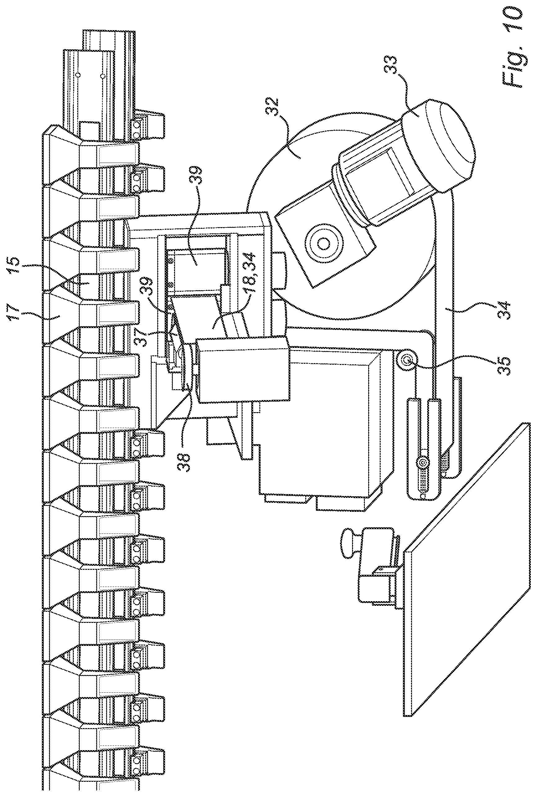 Patent US11772837 Figure 8 – Storage and dosing station for storage and dispensing dosed quantities of solid drug portions
