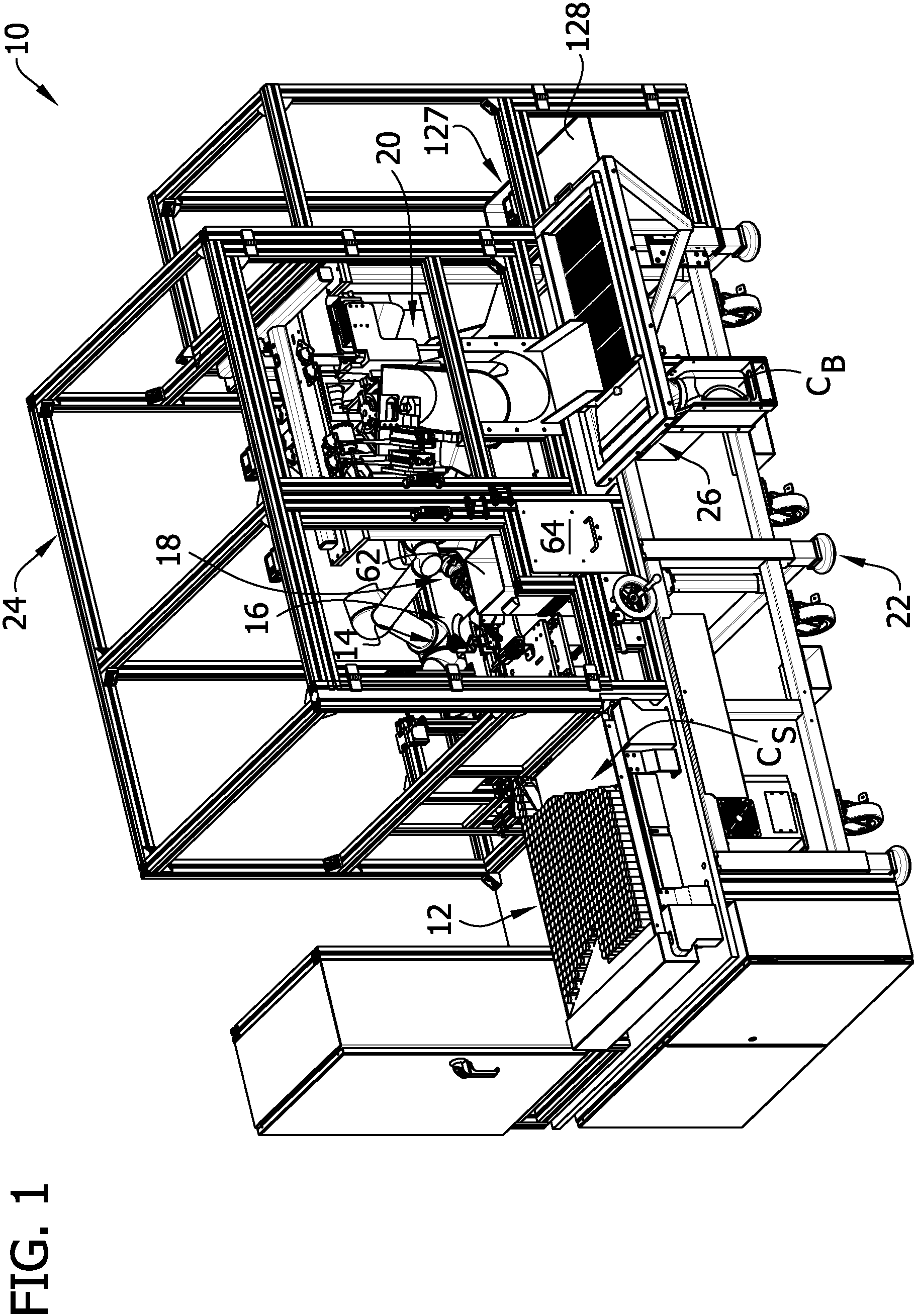 Patent US11772838 Figure 1 – Systems and methods for pharmaceutical container processing
