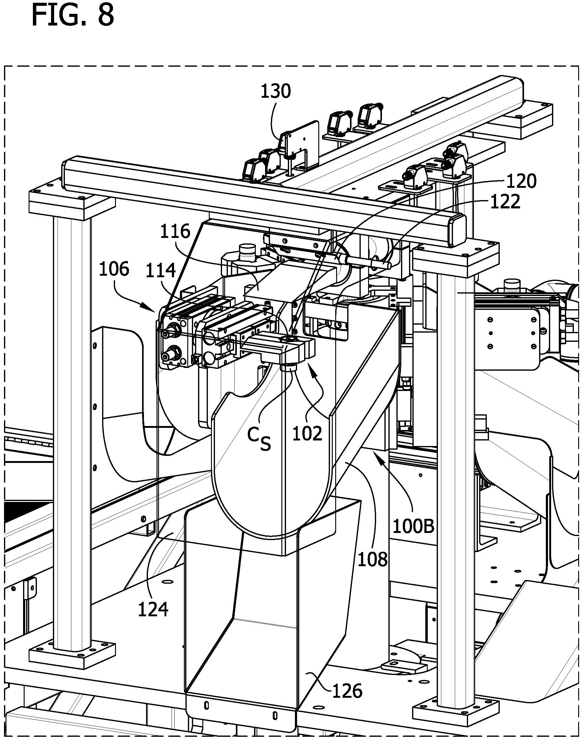 Patent US11772838 Figure 8 – Systems and methods for pharmaceutical container processing