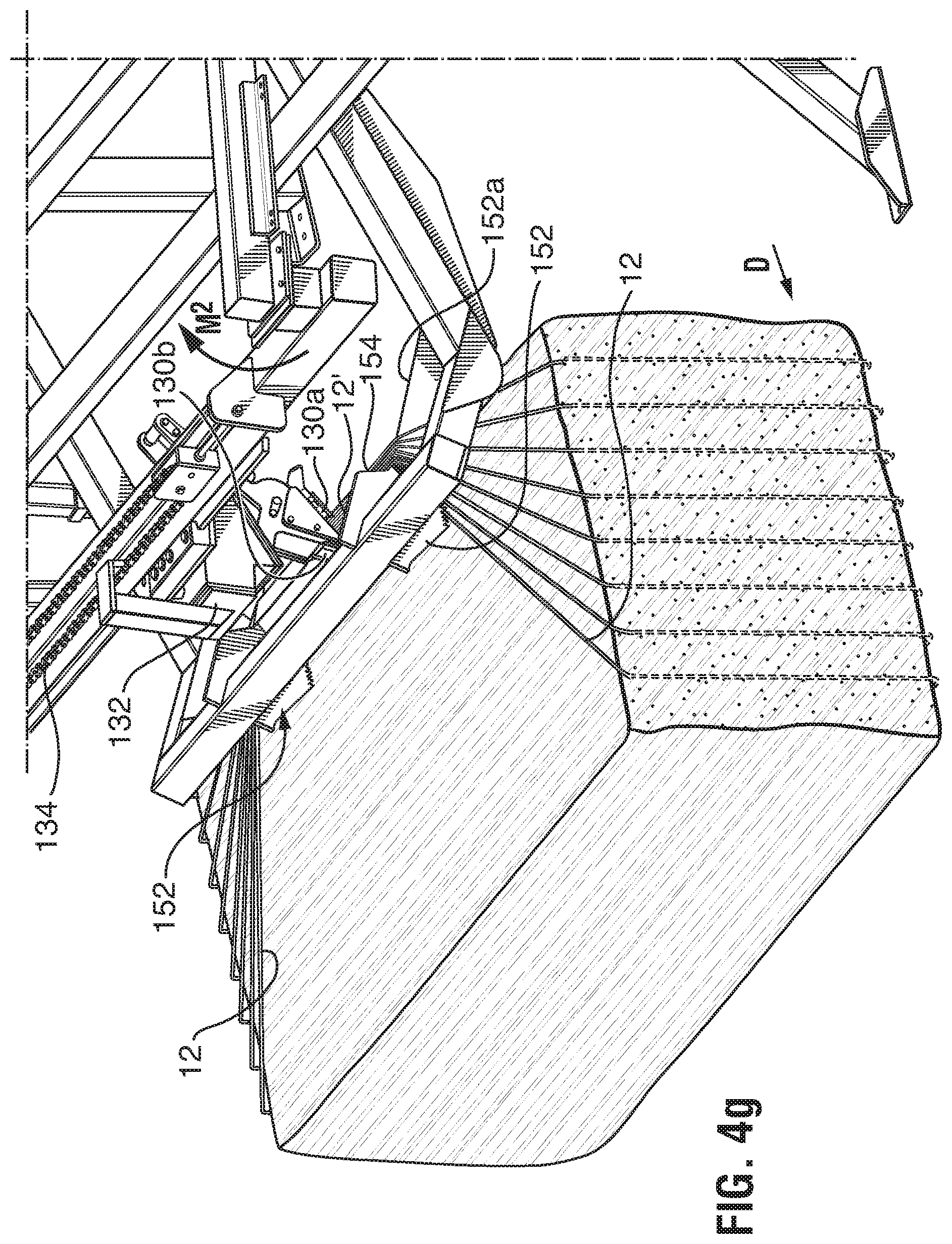 Patent US11772839 Figure 14 – Grabber clamp for material handling and apparatus and method for handling bale materials