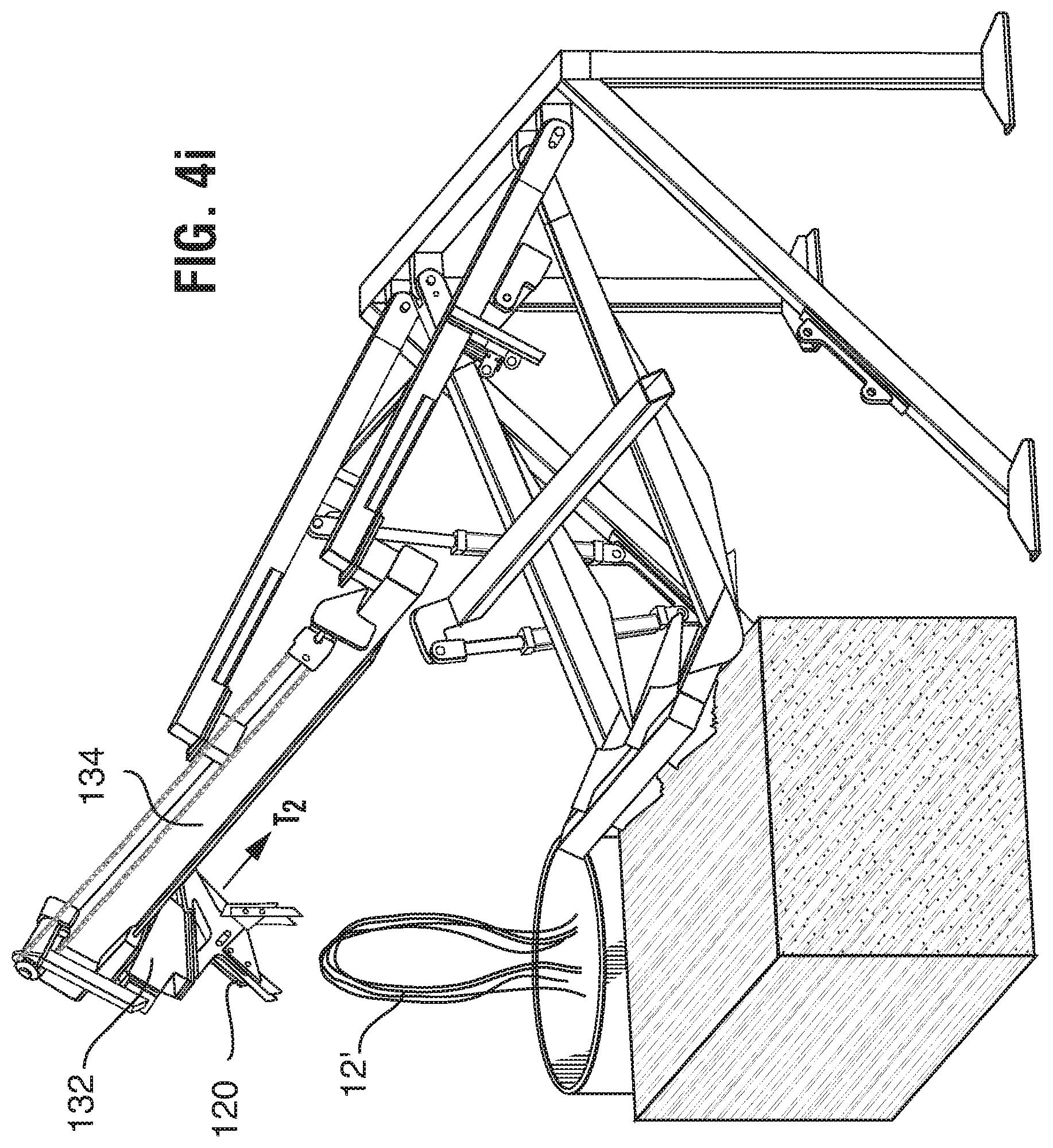 Patent US11772839 Figure 16 – Grabber clamp for material handling and apparatus and method for handling bale materials