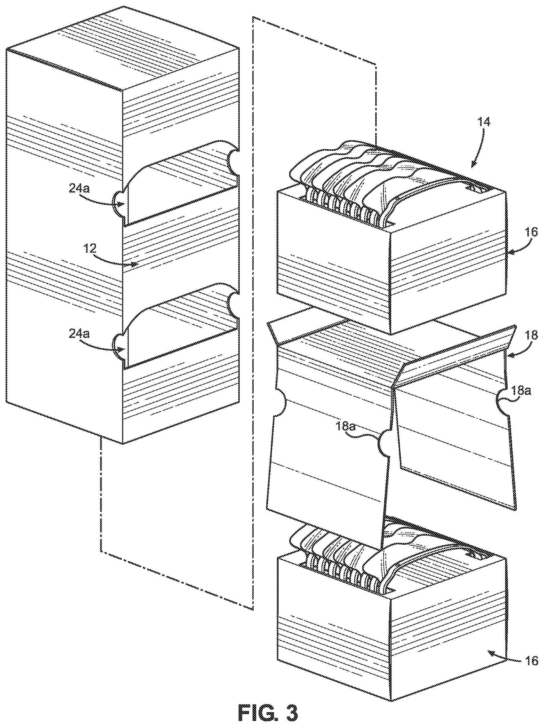Patent US11772843 Figure 3 – Eye shield dispensers