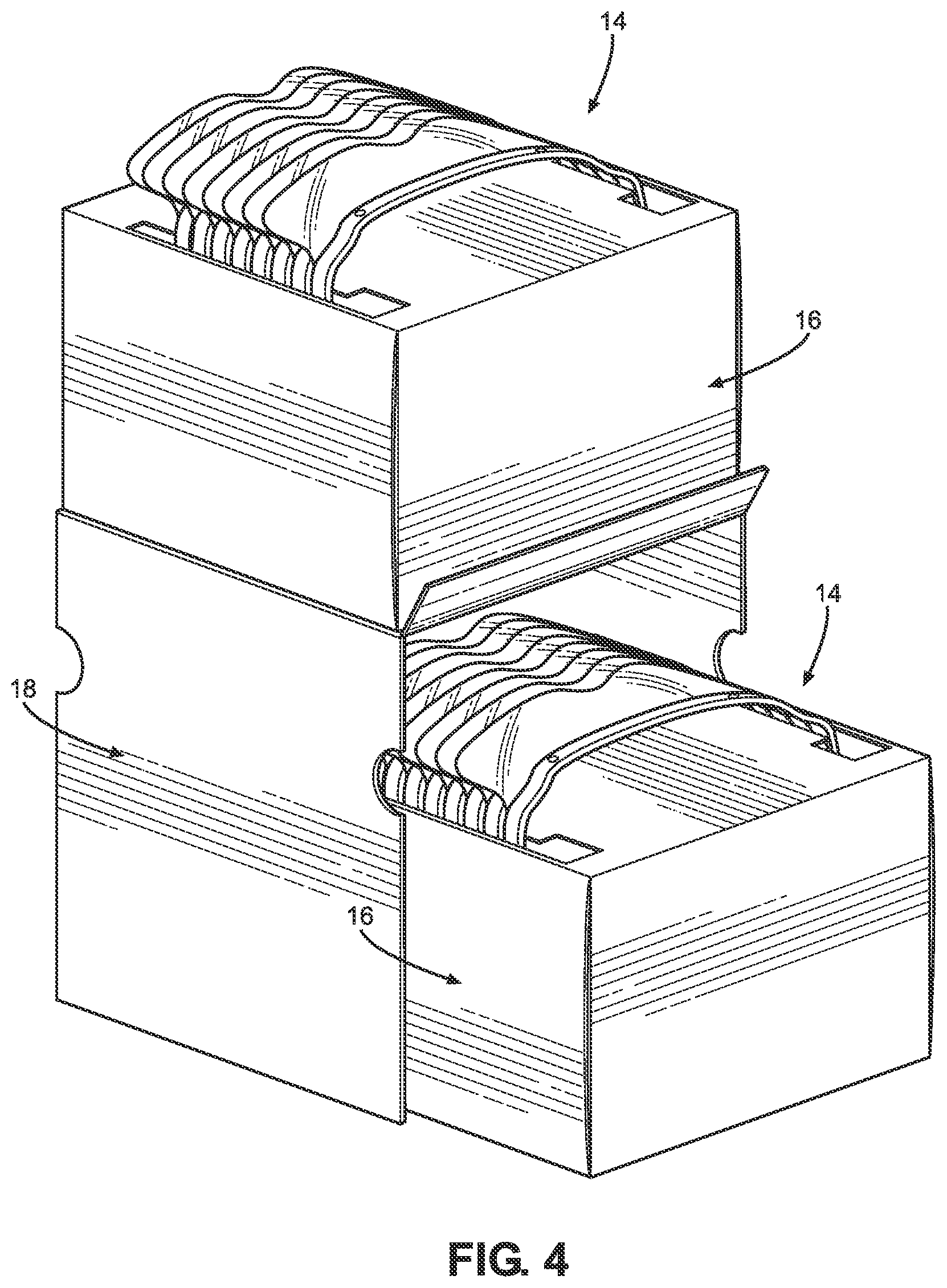 Patent US11772843 Figure 4 – Eye shield dispensers