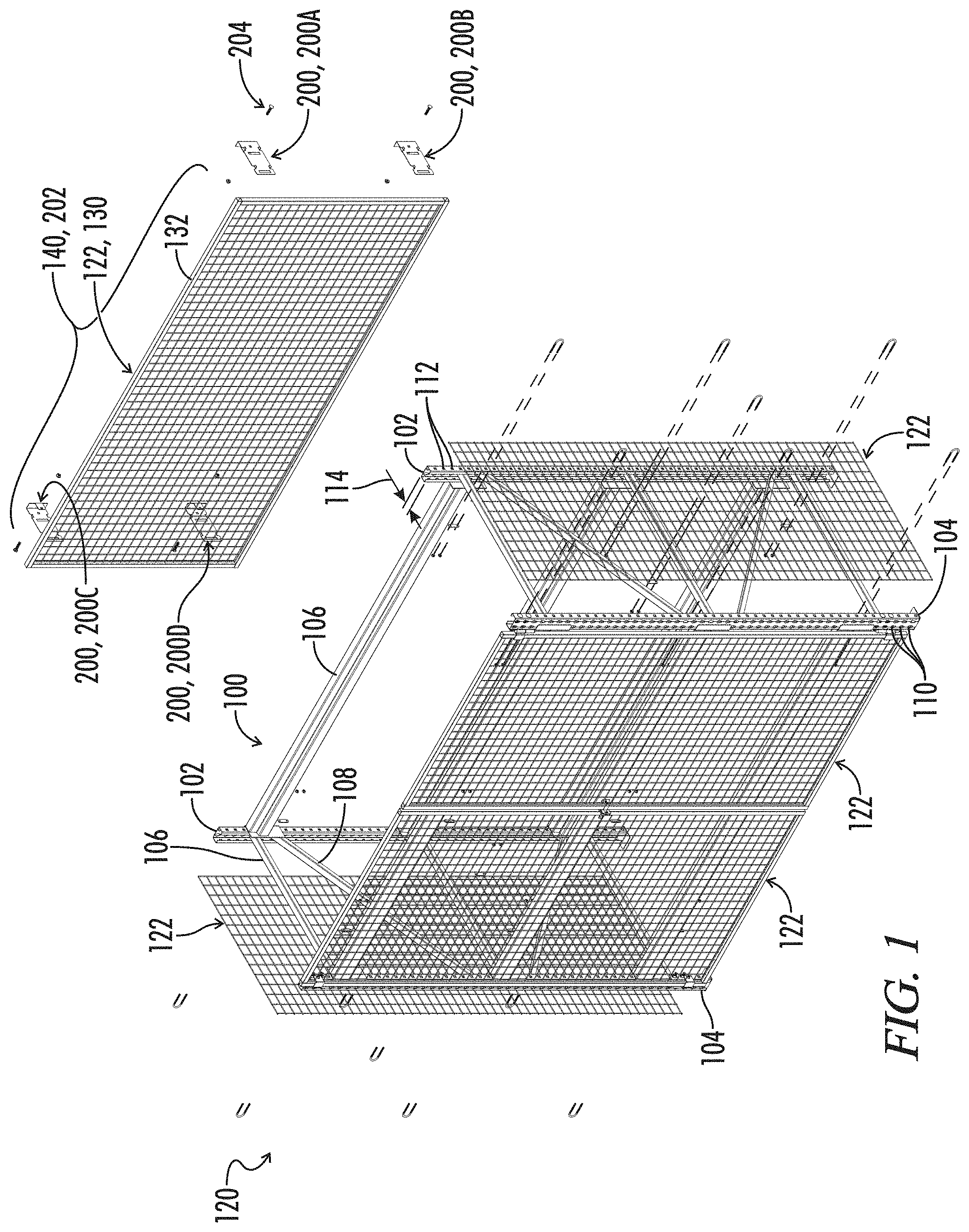 Patent US11772845 — Rack security enclosure bracket — Figure 1