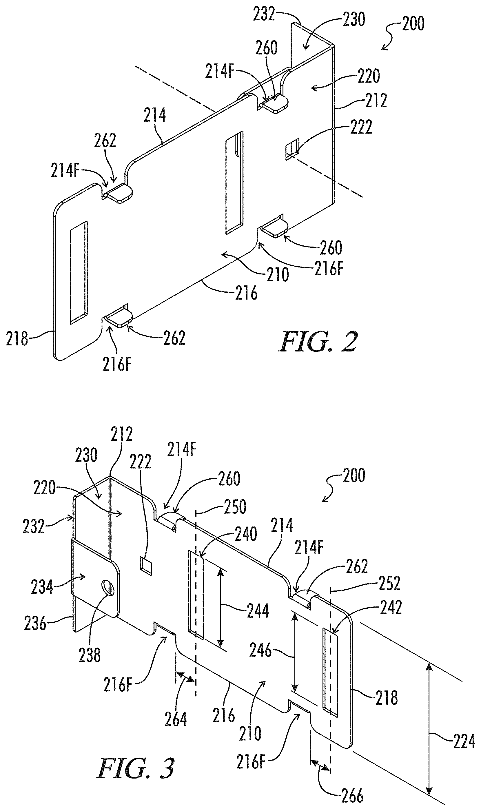 Patent US11772845 Figure 2 – Rack security enclosure bracket