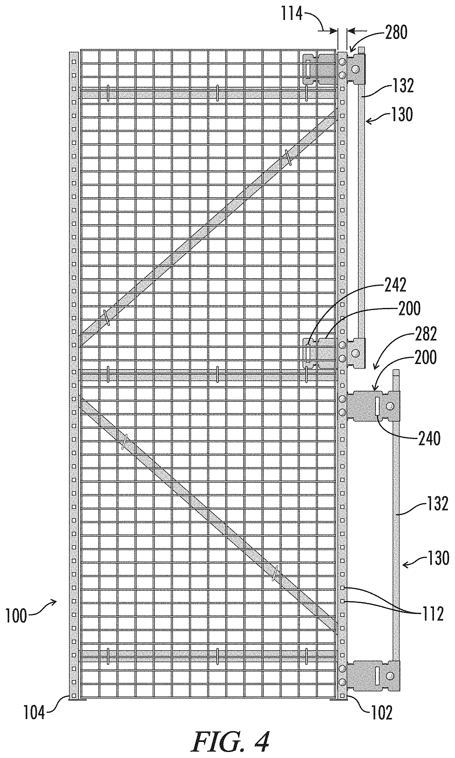 Patent US11772845 Figure 3 – Rack security enclosure bracket