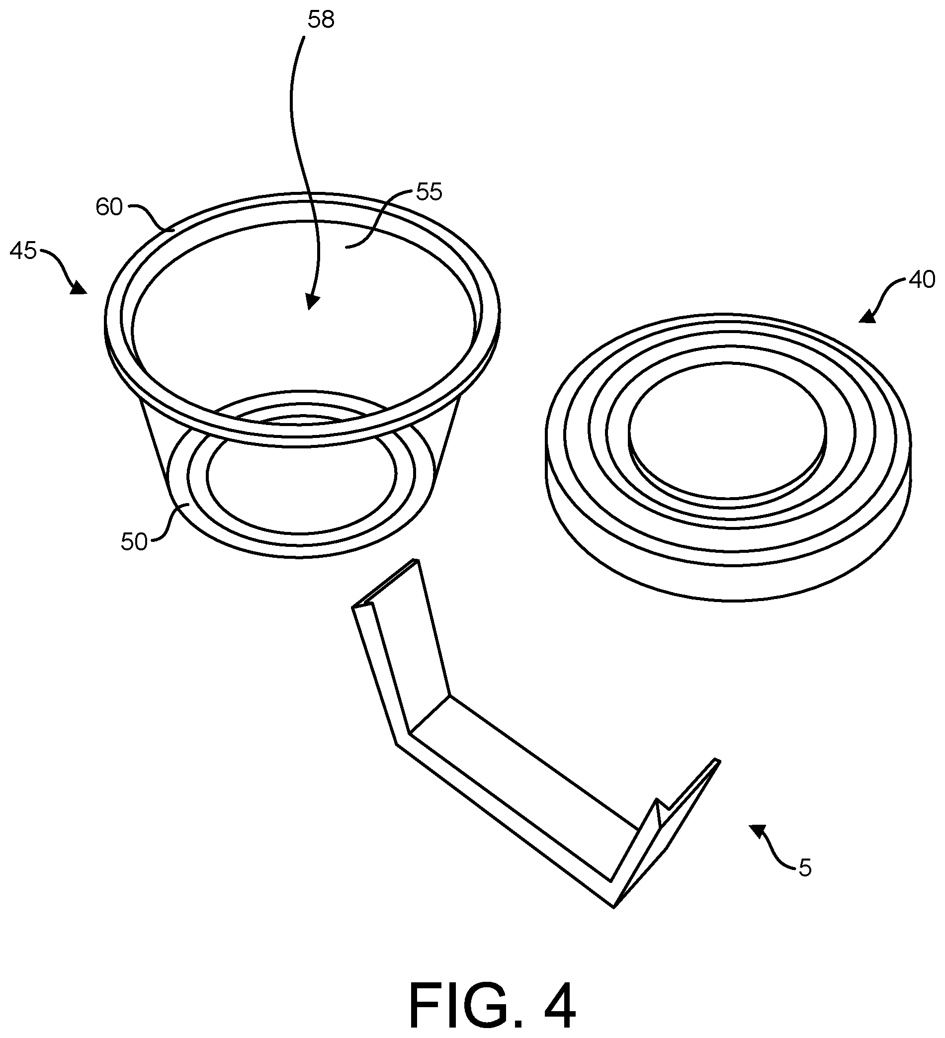 Patent US11772847 Figure 2 – Storage container with internal release mechanism