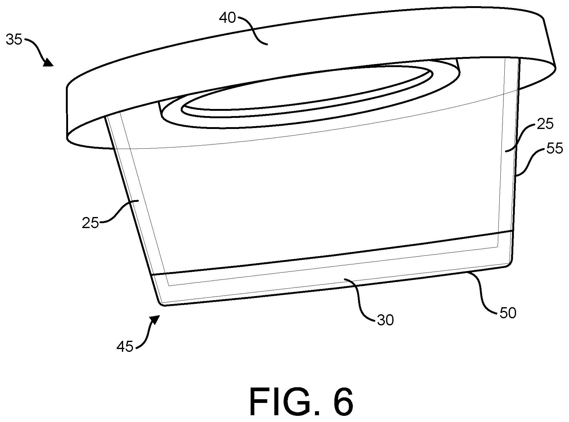 Patent US11772847 Figure 4 – Storage container with internal release mechanism