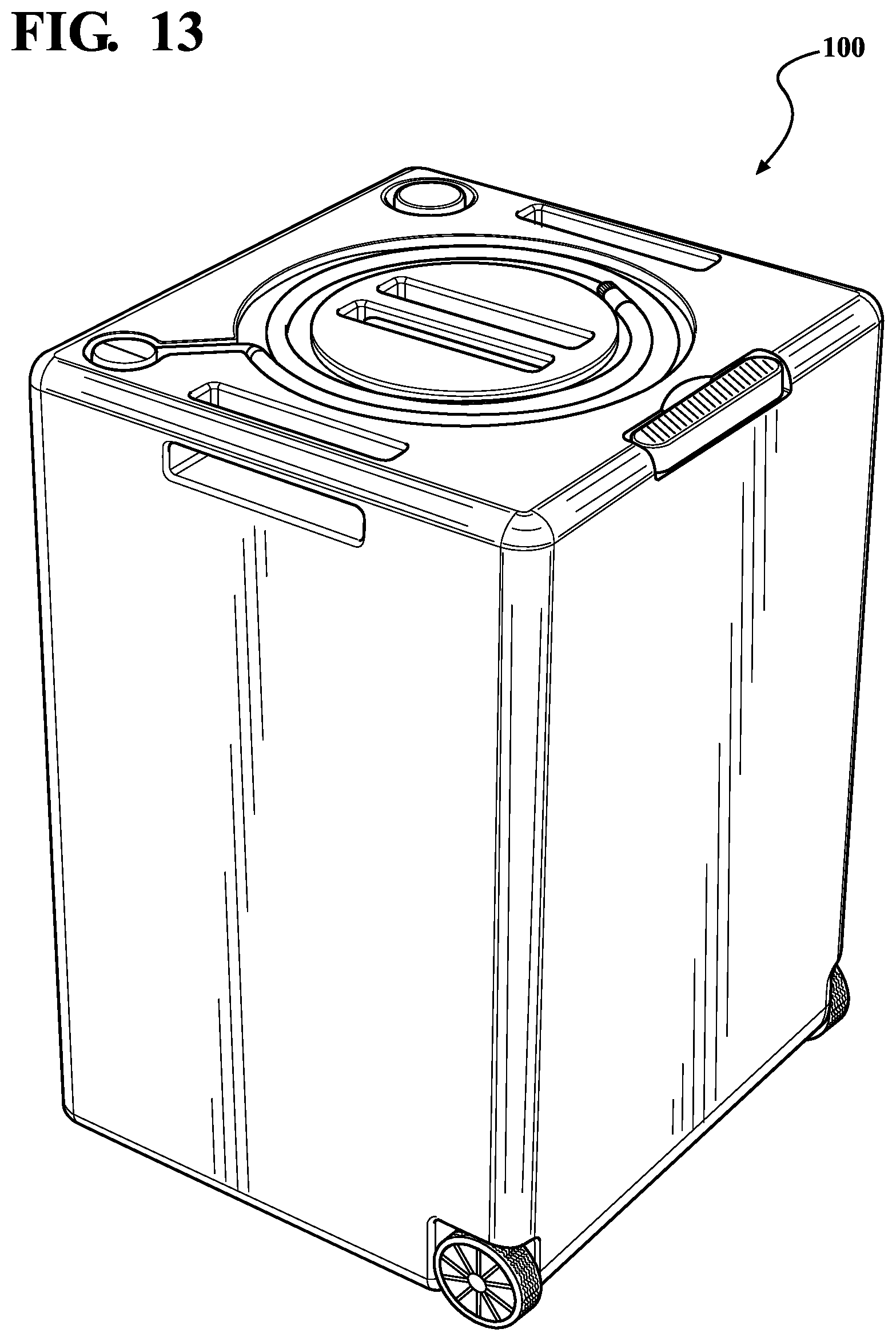 Patent US11772848 Figure 10 – Container with pump system and method