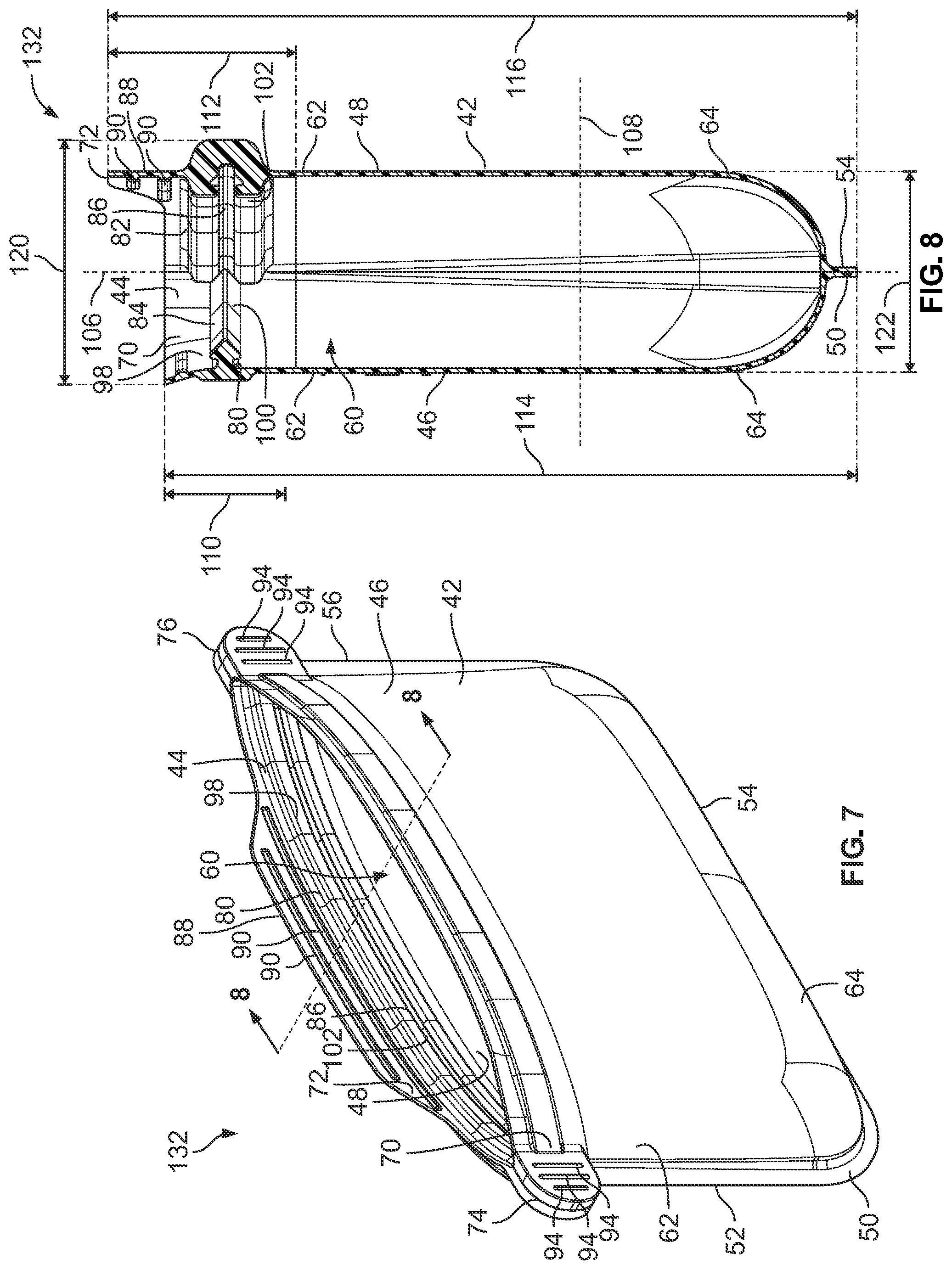 Patent US11772849 Figure 4 – Closure system for pouch or container