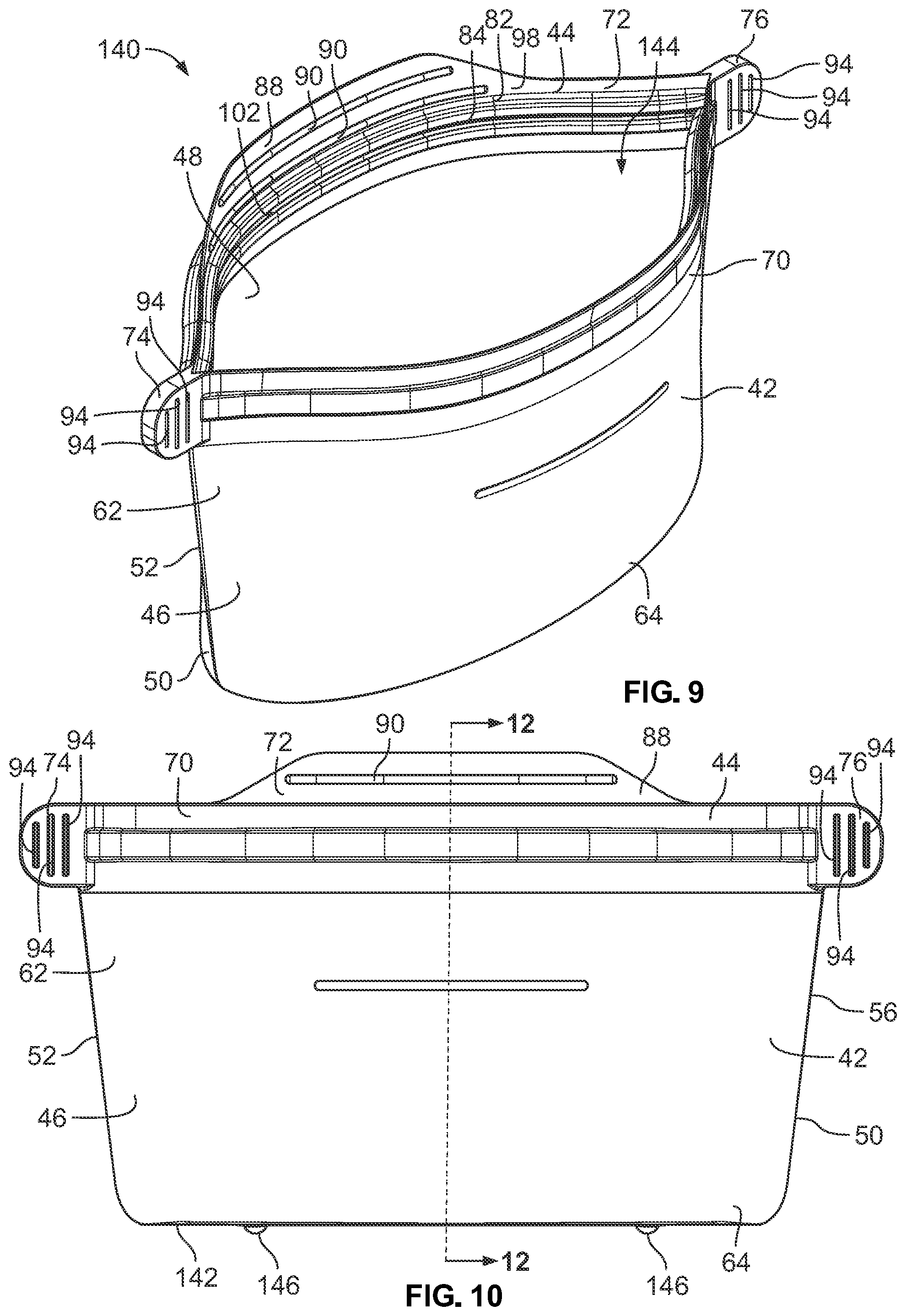 Patent US11772849 Figure 5 – Closure system for pouch or container