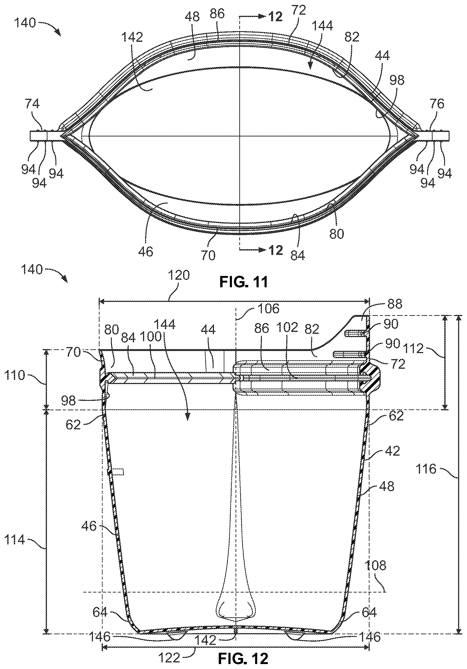 Patent US11772849 Figure 6 – Closure system for pouch or container