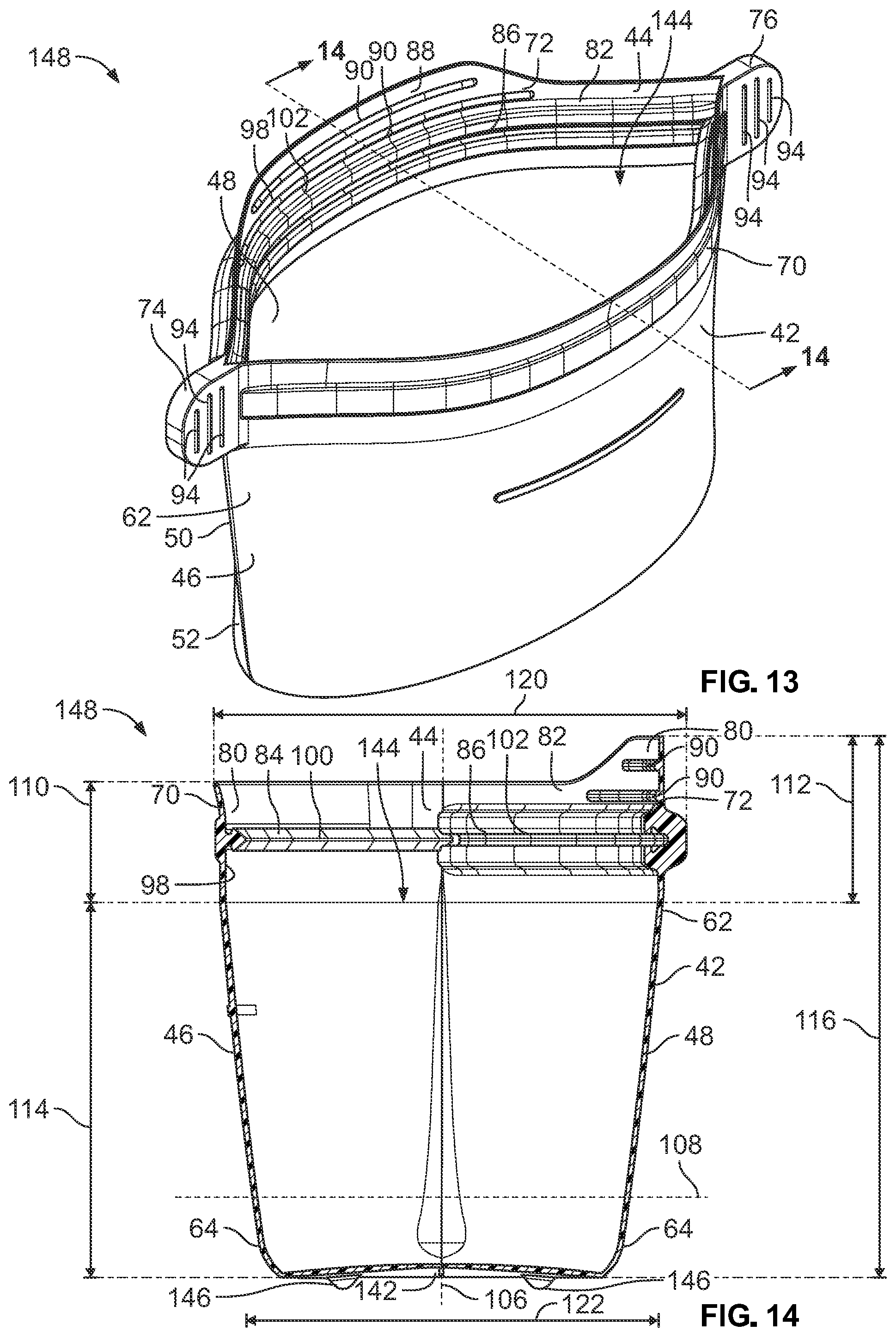 Patent US11772849 Figure 7 – Closure system for pouch or container