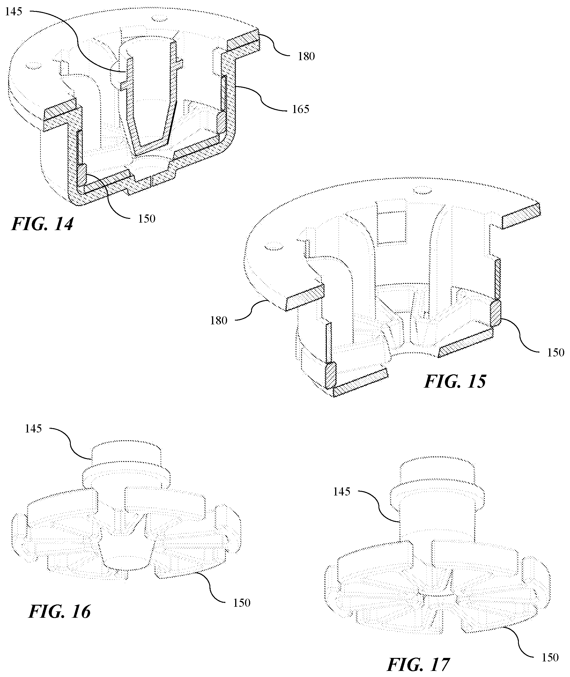 Patent US11772850 Figure 8 – Container cap and sealing assembly