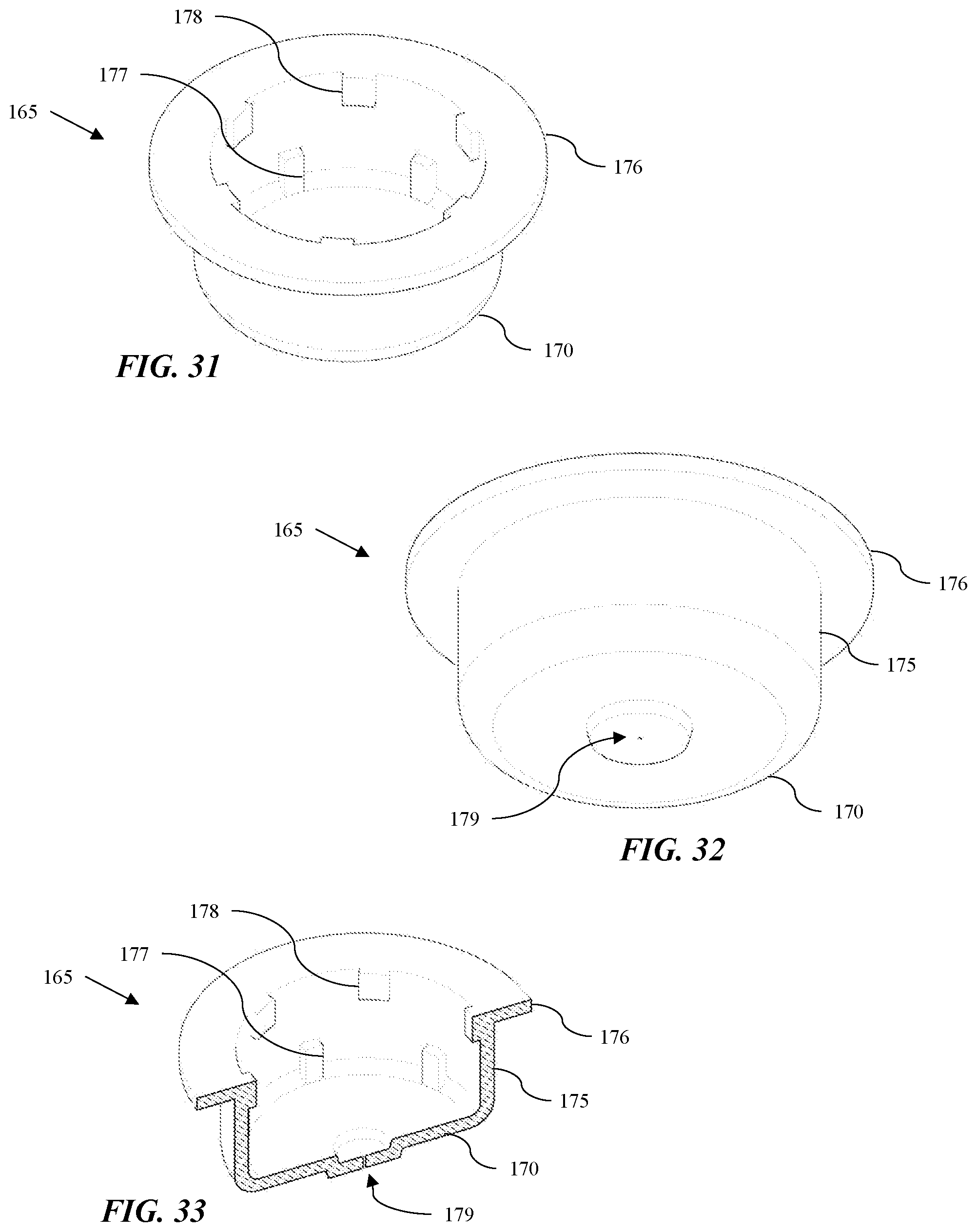 Patent US11772850 Figure 12 – Container cap and sealing assembly