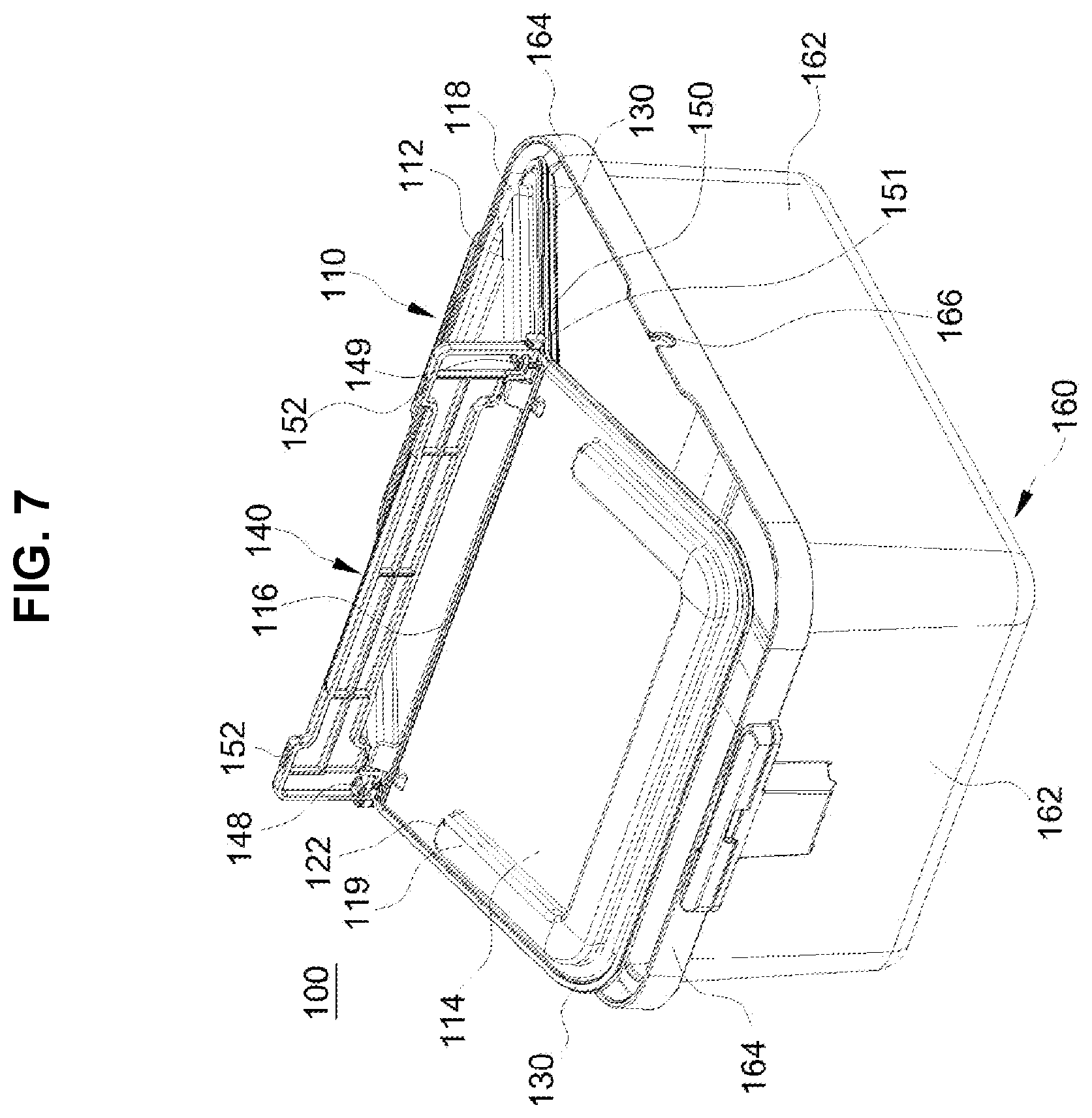 Patent US11772853 Figure 6 – Storage container