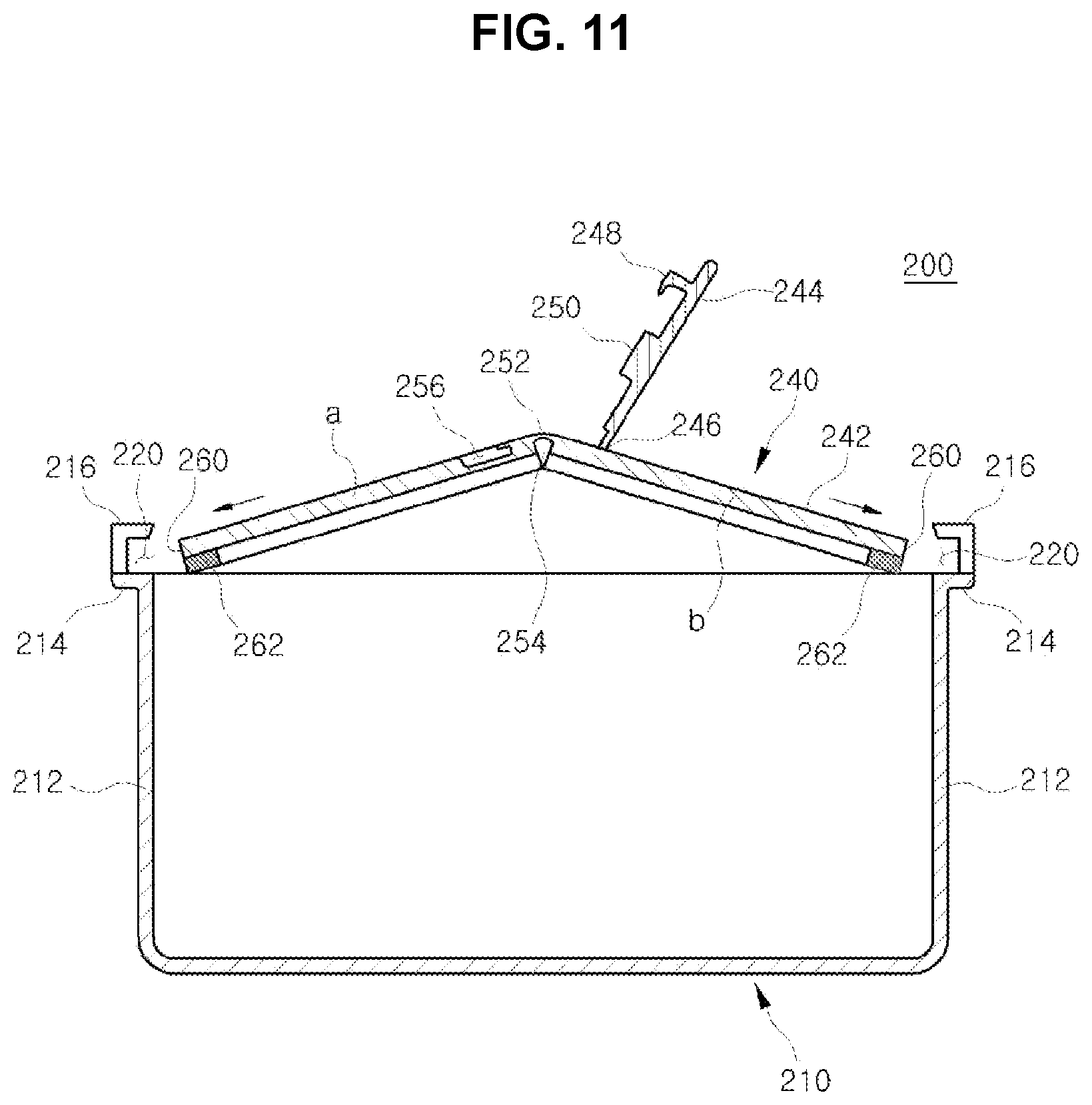 Patent US11772853 Figure 10 – Storage container