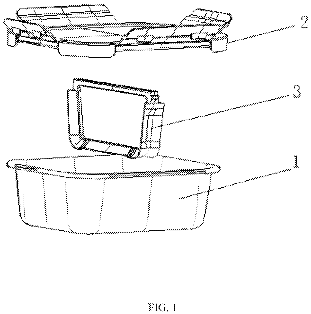 Patent US11772854 Figure 1 – Storage box