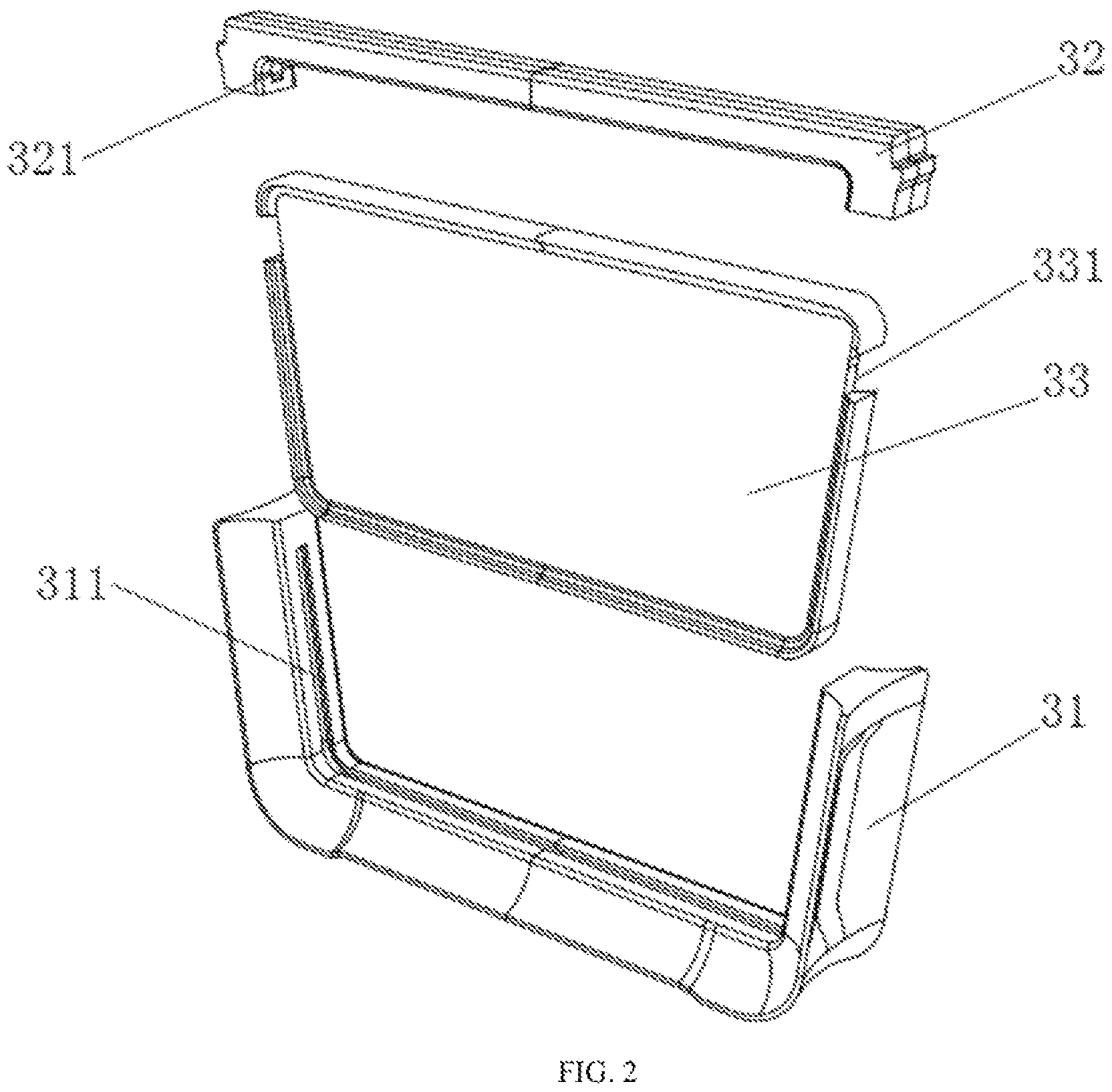 Patent US11772854 Figure 2 – Storage box