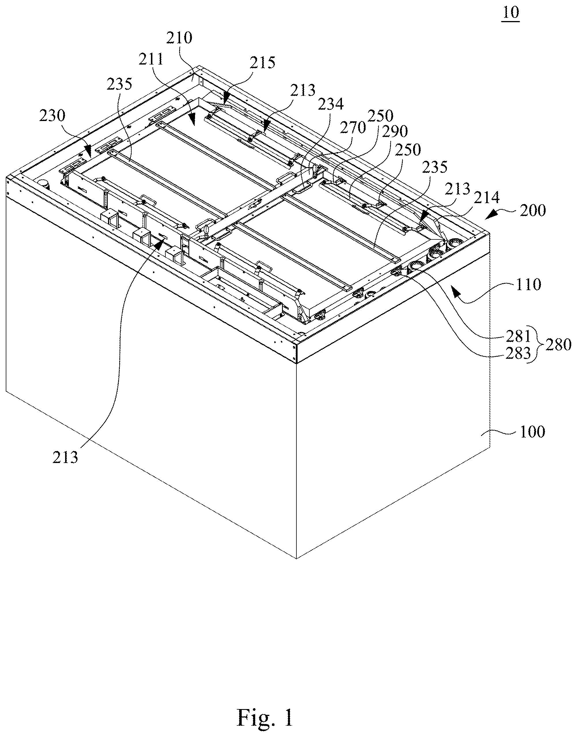 Patent US11772858 Figure 1 – Airtight device