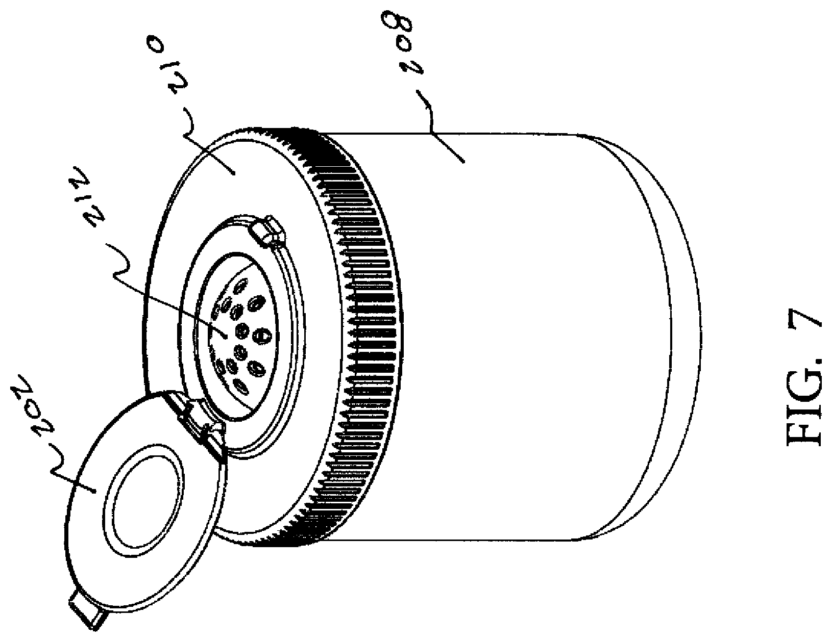 Patent US11772859 Figure 7 – Packaging with an aroma detection feature