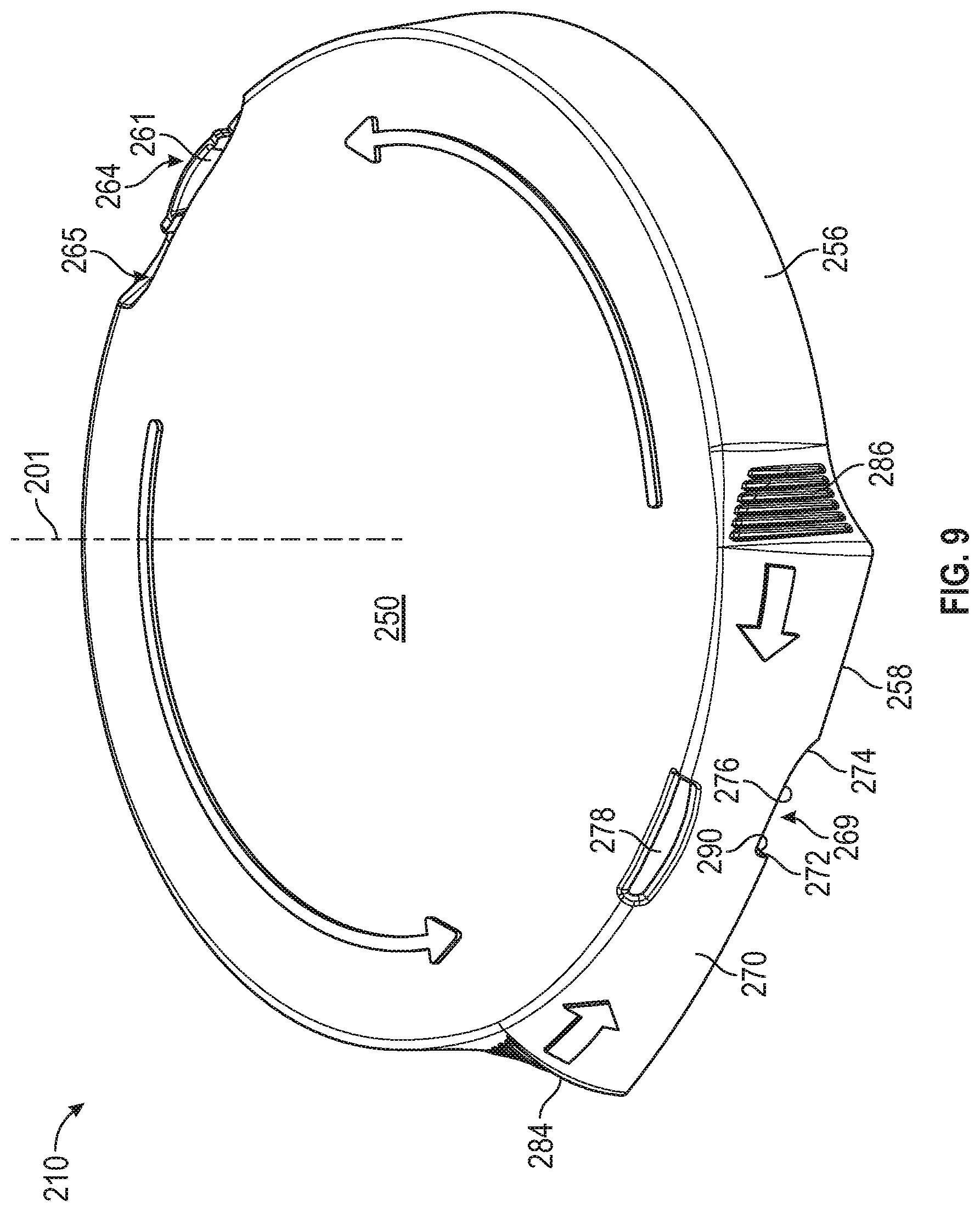 Patent US11772860 Figure 6 – Container and cap having tamper-evident member