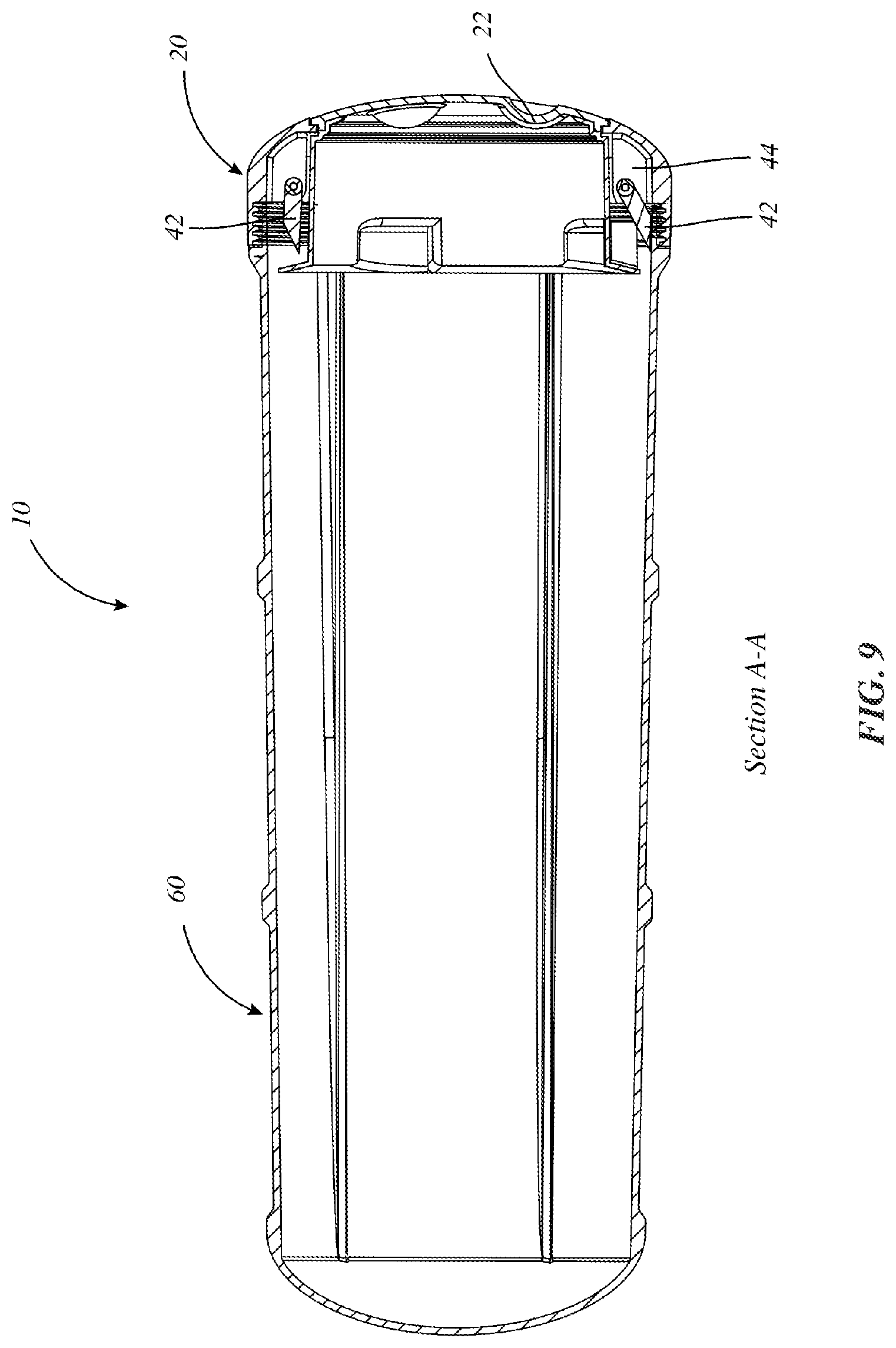 Patent US11772861 Figure 8 – Animal resistant canister