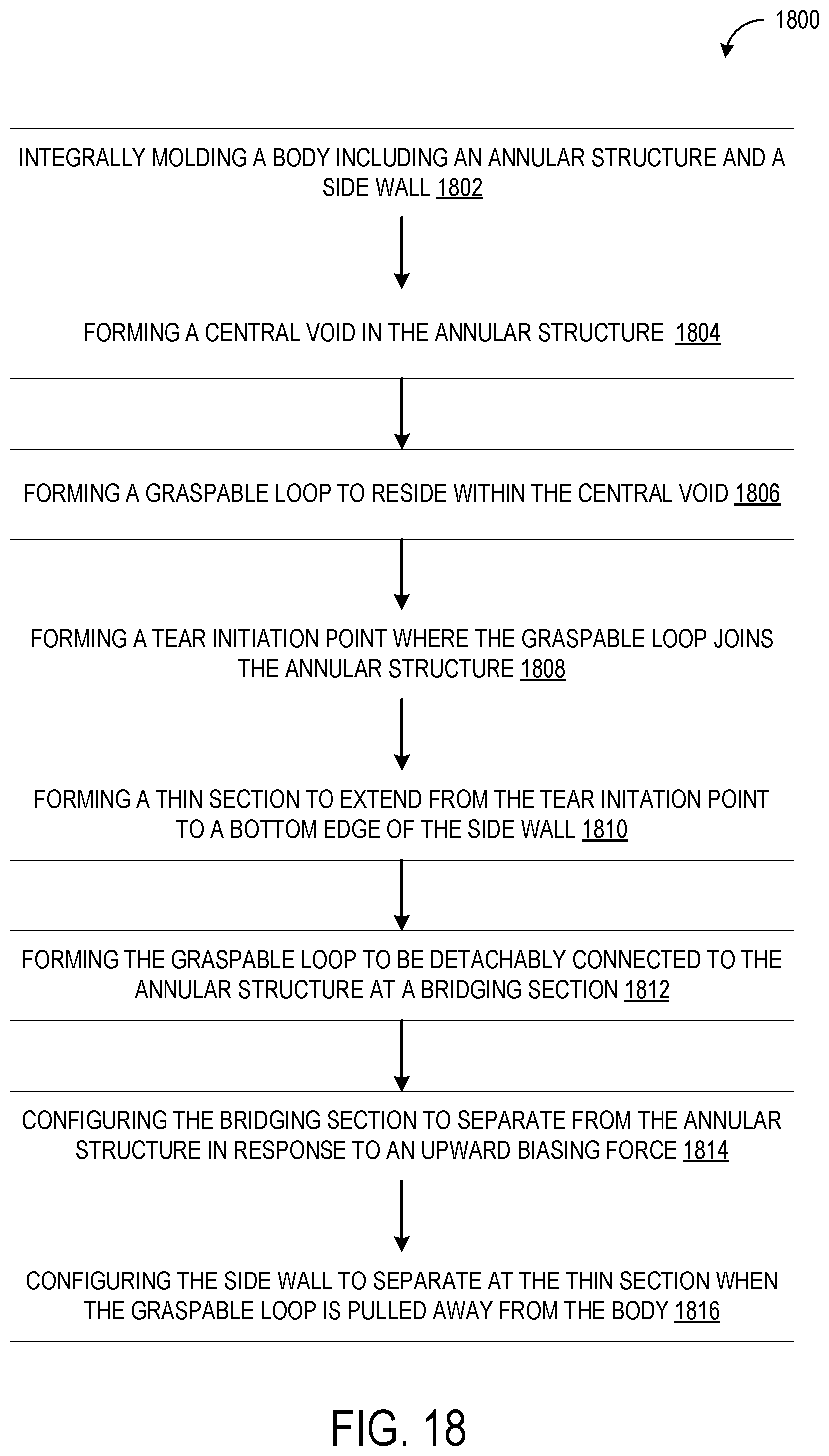 Patent US11772863 Figure 7 – Tamper-resistant secure container cover
