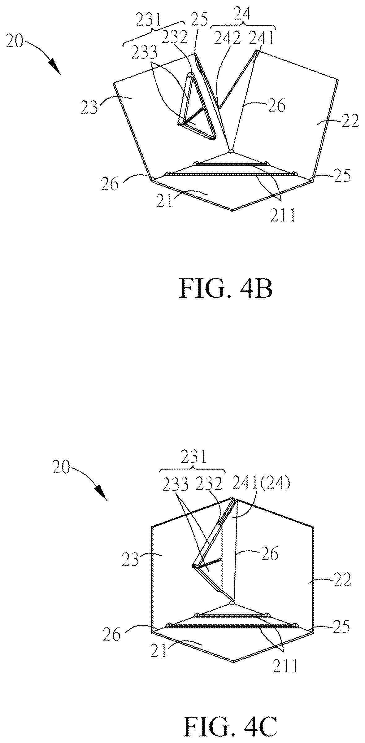 Patent US11772865 Figure 5 – Packaging cover and corner structure thereof