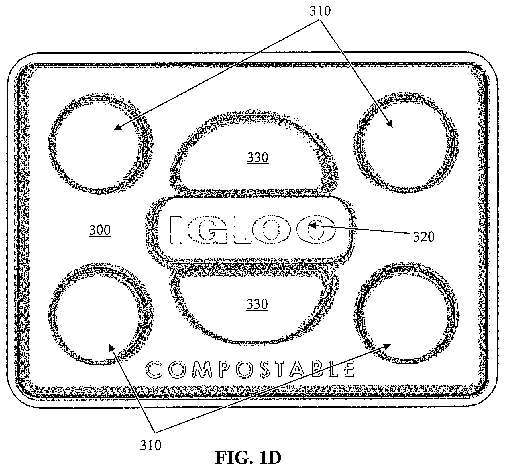Patent US11772866 Figure 4 – Single-walled disposable cooler made of disposable, biodegradable and/or recyclable material