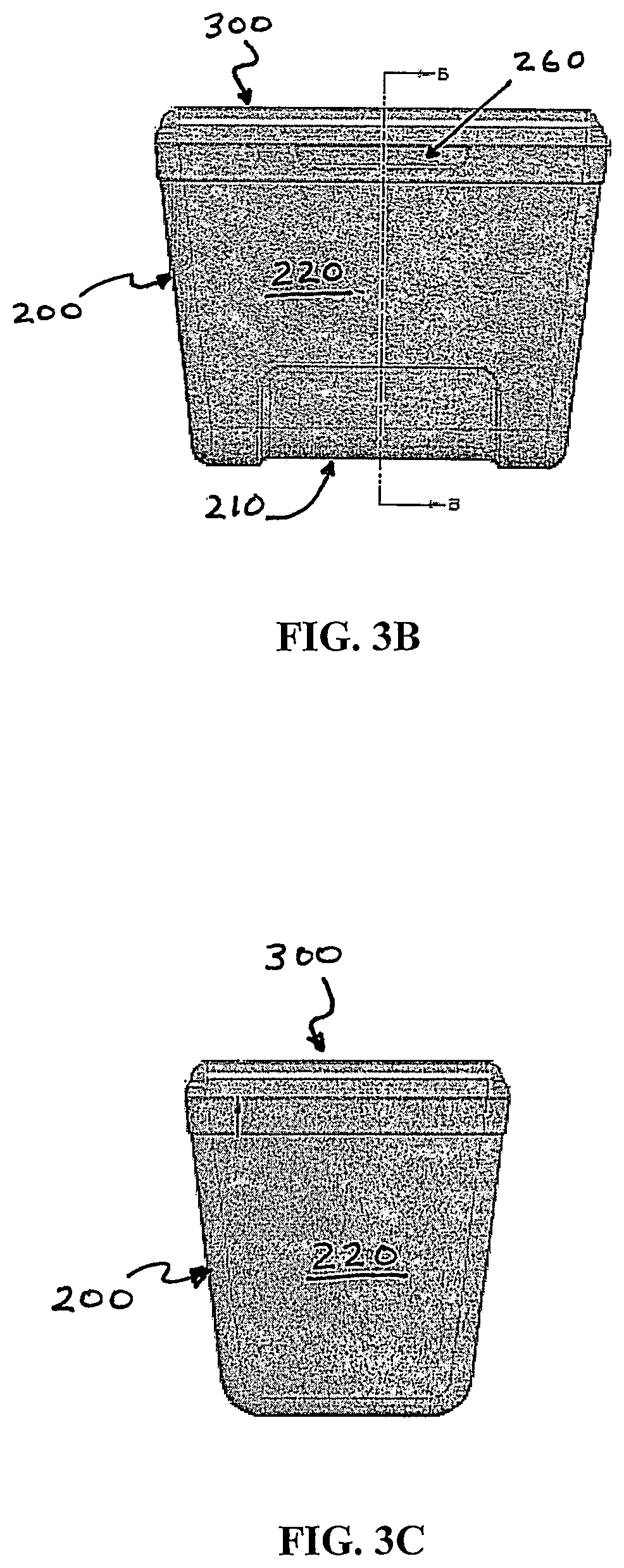Patent US11772866 Figure 10 – Single-walled disposable cooler made of disposable, biodegradable and/or recyclable material