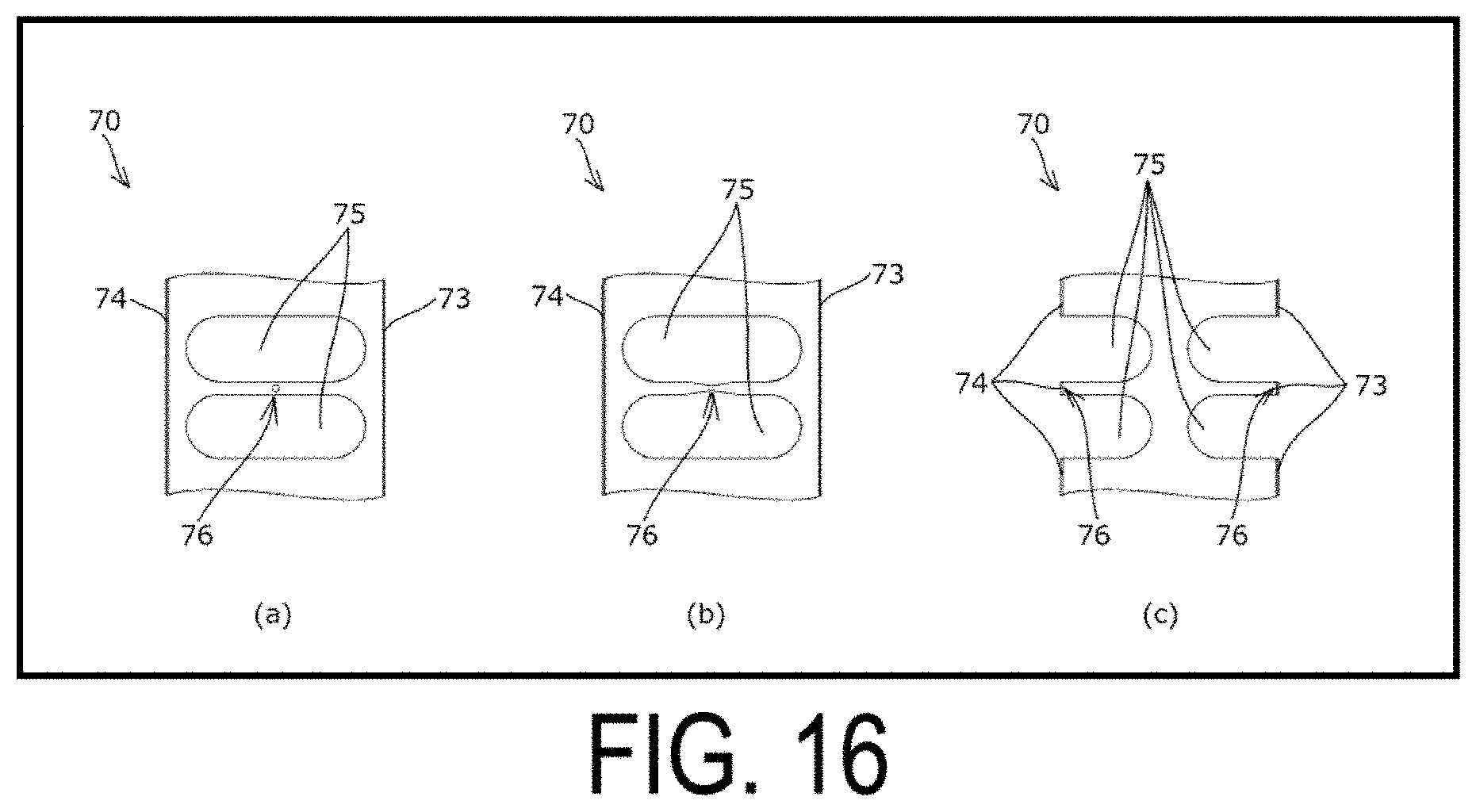 Patent US11772868 Figure 16 – Pouch and pouch manufacturing method