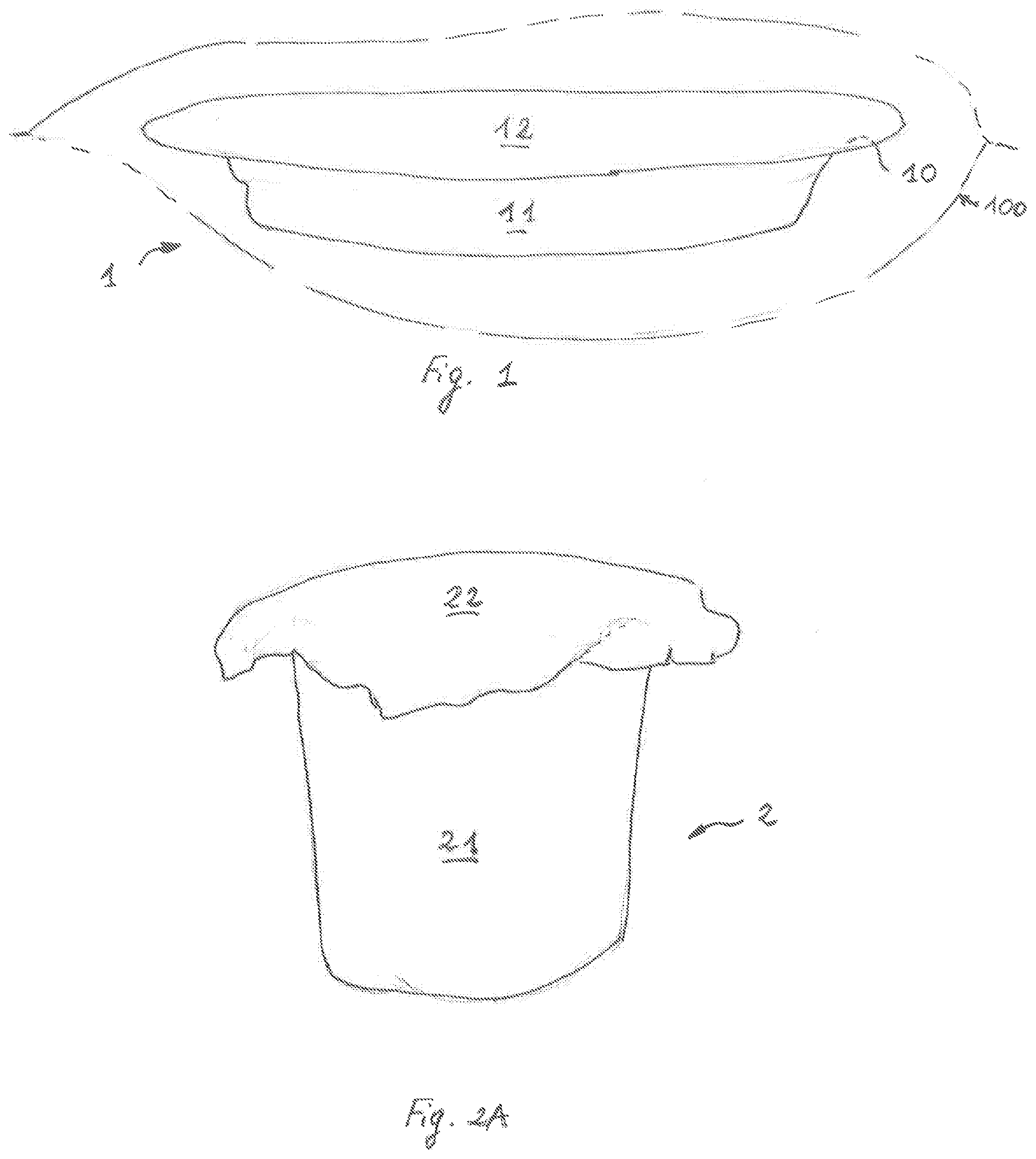 Patent US11772871 Figure 1 – Packaging for a food product
