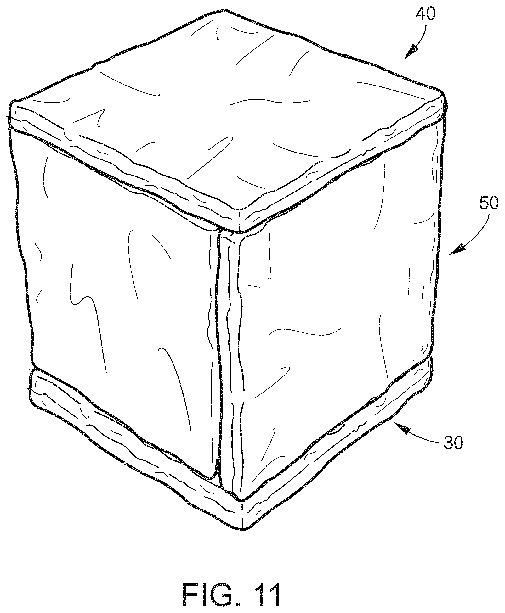 Patent US11772872 Figure 9 – Insulated container and method of forming and loading an insulated container