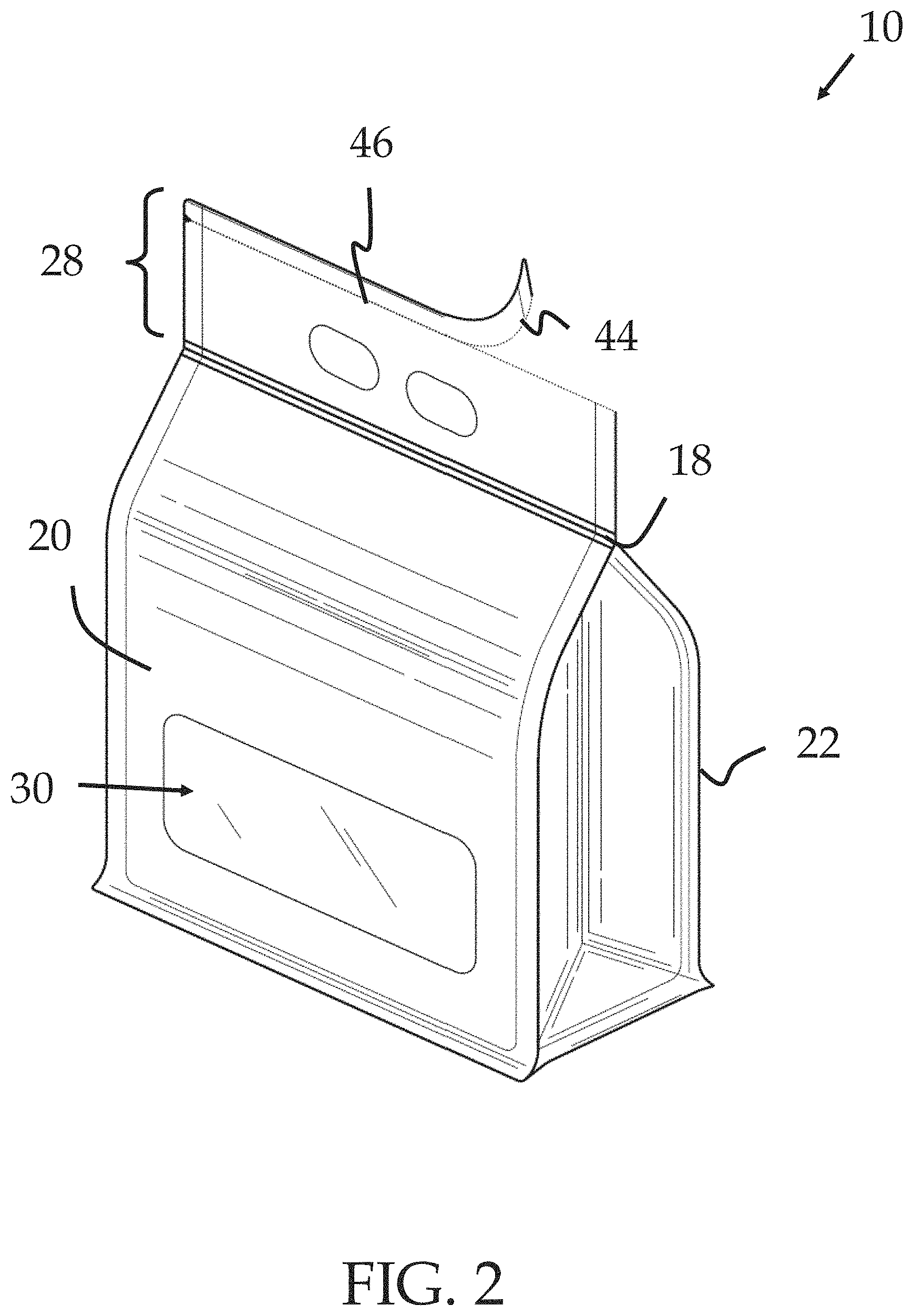 Patent US11772874 Figure 7 – Article carrier with integrated cooler and method of manufacturing