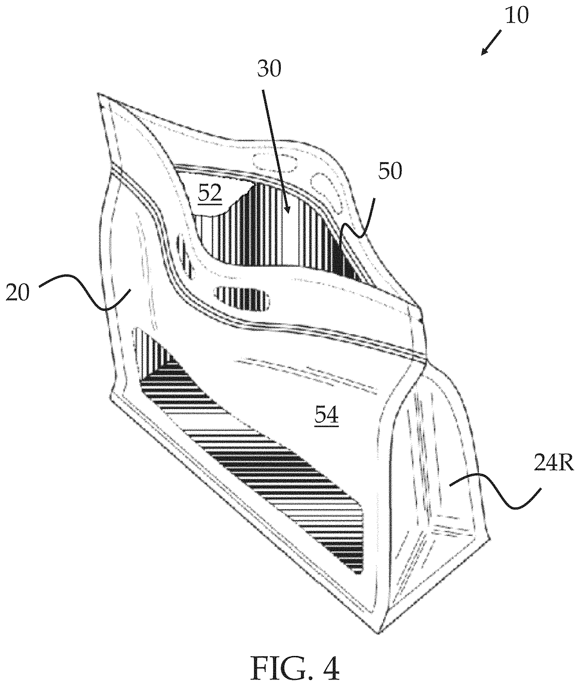 Patent US11772874 Figure 10 – Article carrier with integrated cooler and method of manufacturing