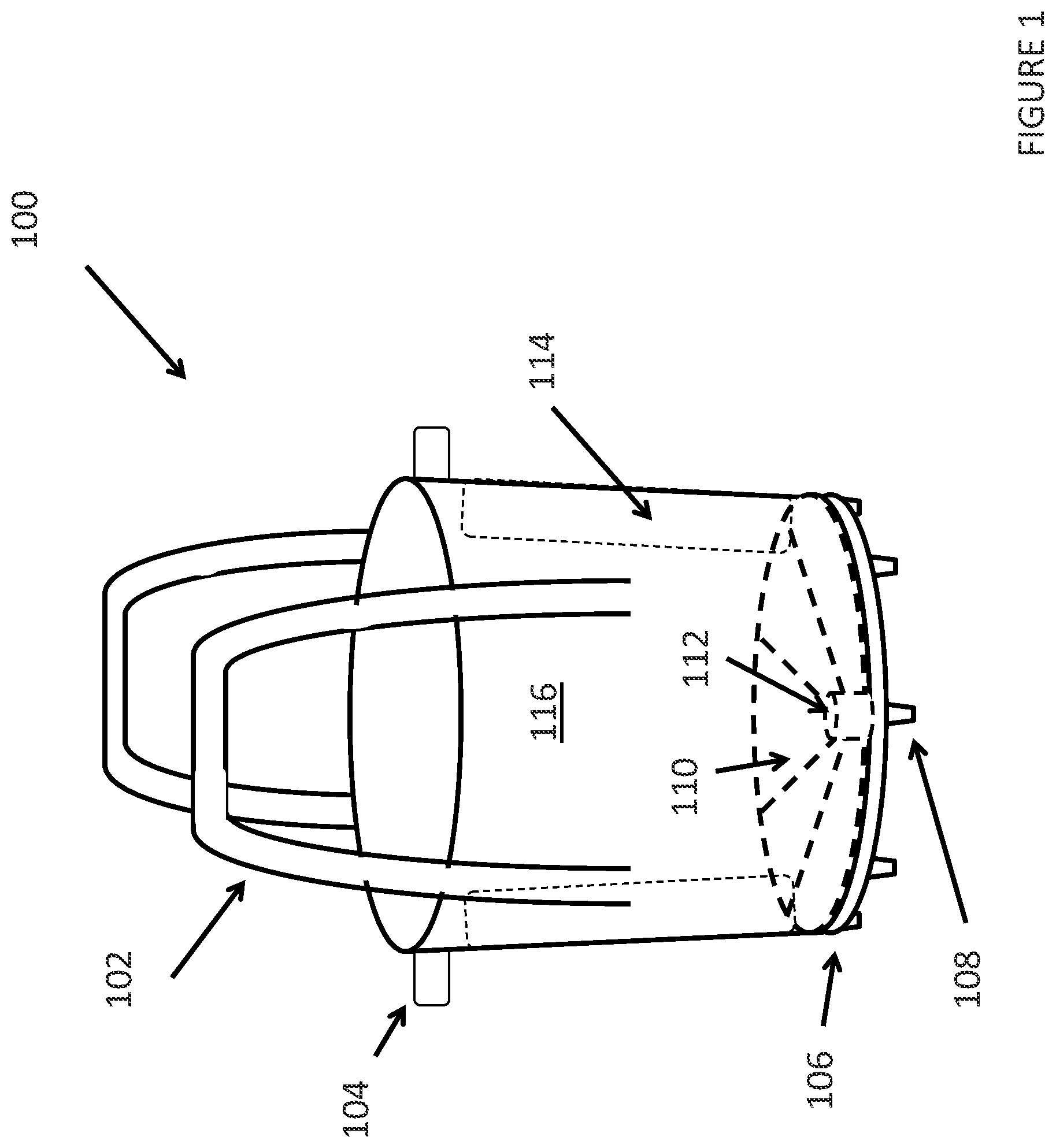 Patent US11772875 Figure 1 – System to hold multiple beverage containers