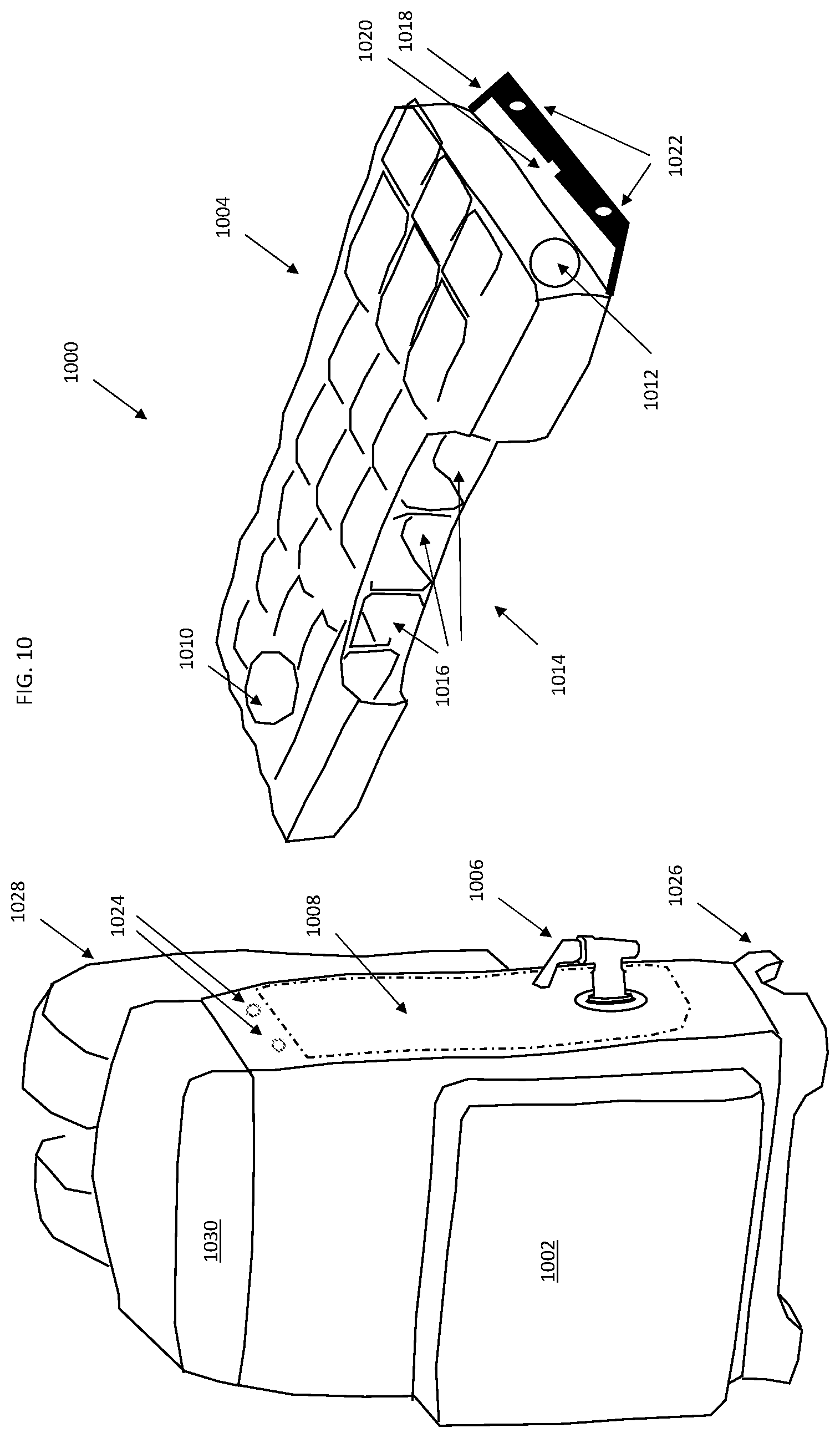 Patent US11772875 Figure 9 – System to hold multiple beverage containers