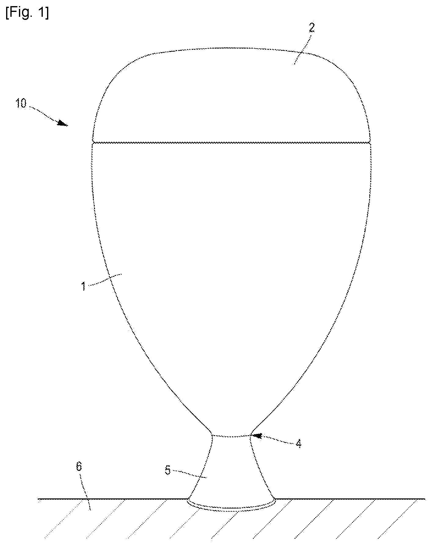Patent US11772877 — Device for packaging at least one fluid — Figure 1