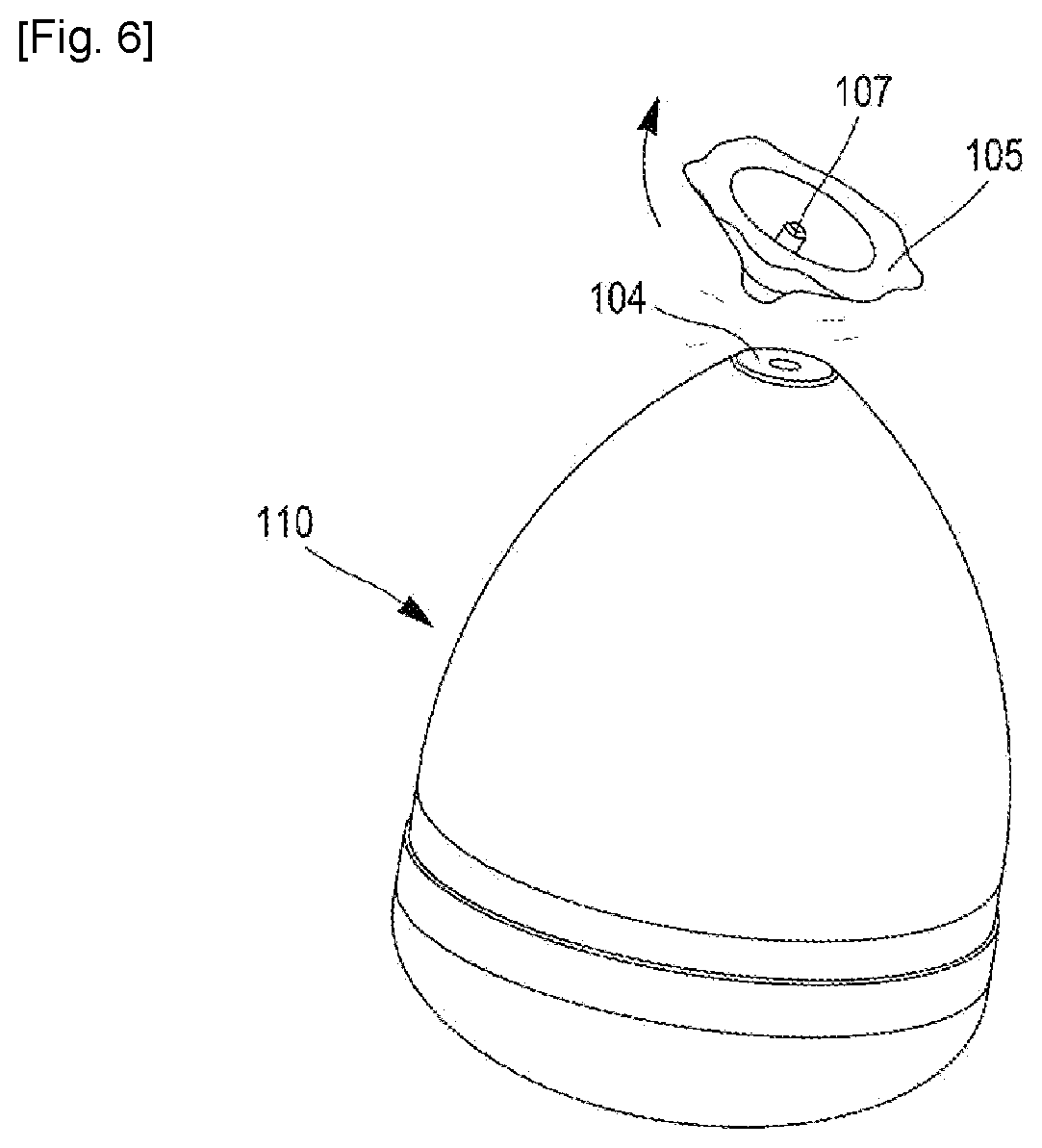 Patent US11772877 Figure 6 – Device for packaging at least one fluid