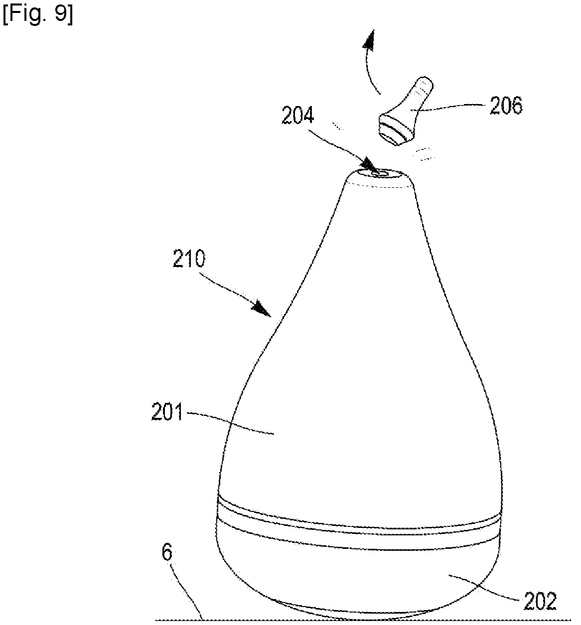Patent US11772877 Figure 9 – Device for packaging at least one fluid