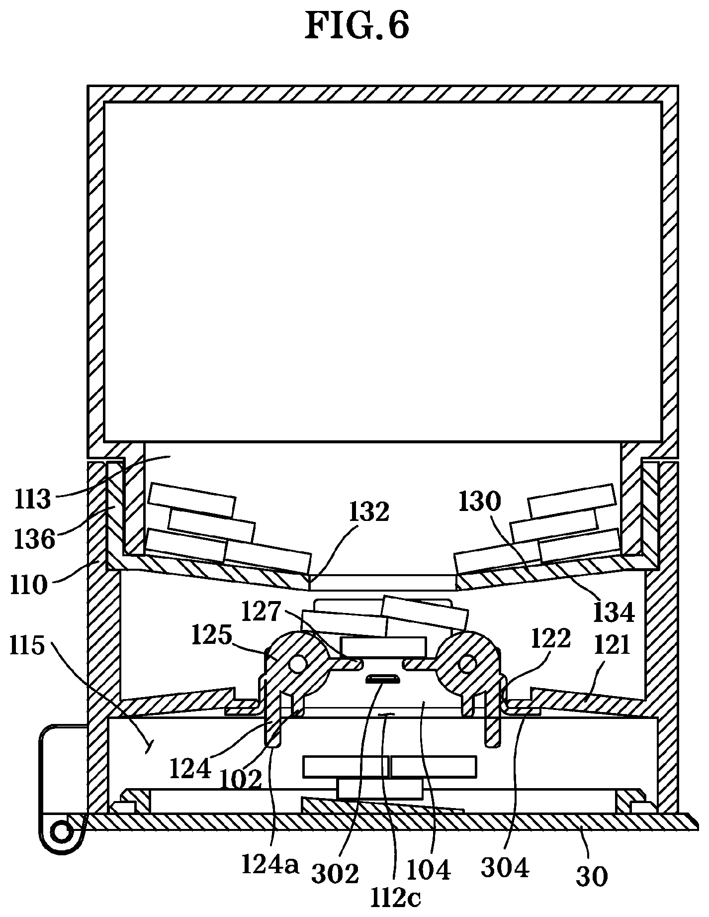 Patent US11772879 Figure 6 – Content receiving device, opening/closing mechanism, and container mechanism comprising the same