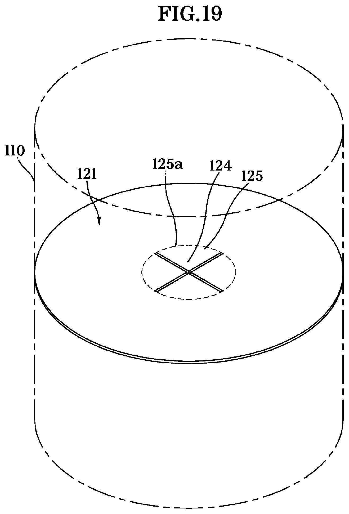 Patent US11772879 Figure 19 – Content receiving device, opening/closing mechanism, and container mechanism comprising the same