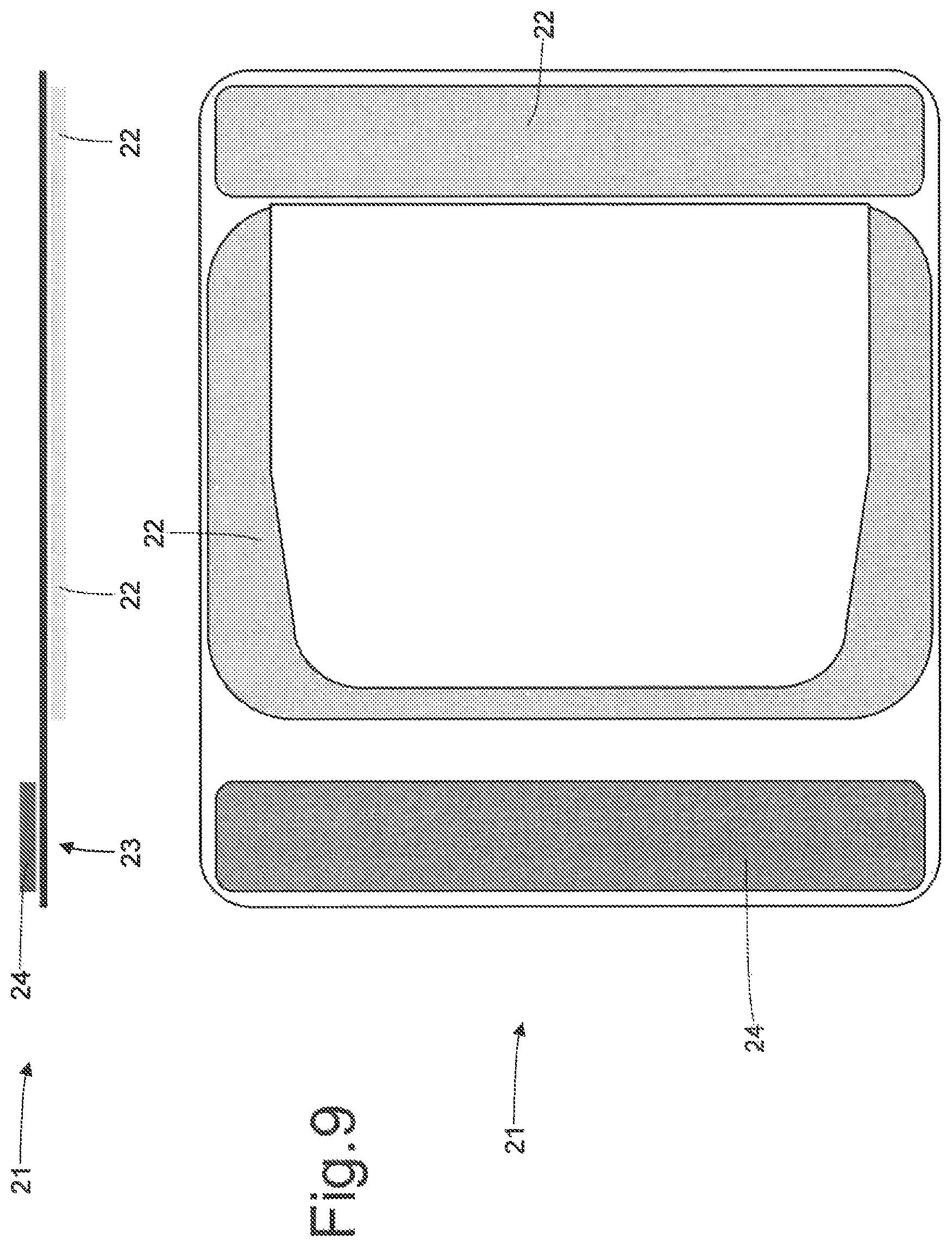 Patent US11772882 Figure 5 – Rigid pack for smoking articles provided with a hinged lid