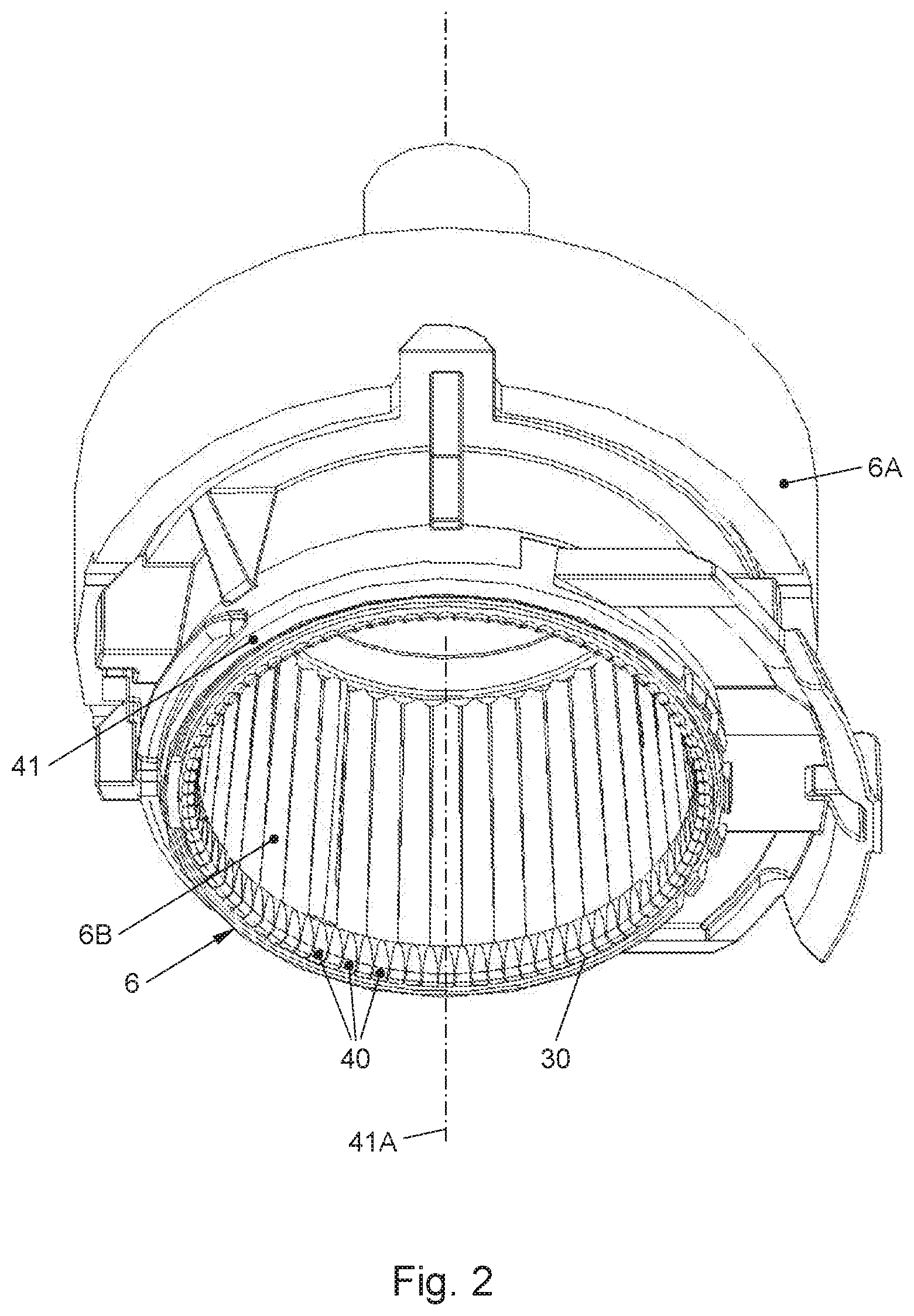 Patent US11772883 Figure 2 – Capsule, a system for preparing a potable beverage from such a capsule and use of such a capsule in a beverage preparation device